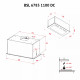 Витяжка повновбудована Perfelli BSL 6783 WH 1100 DC - зображення 13