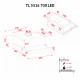 Вытяжка телескопическая Perfelli TL 5316 BL 700 LED - зображення 12