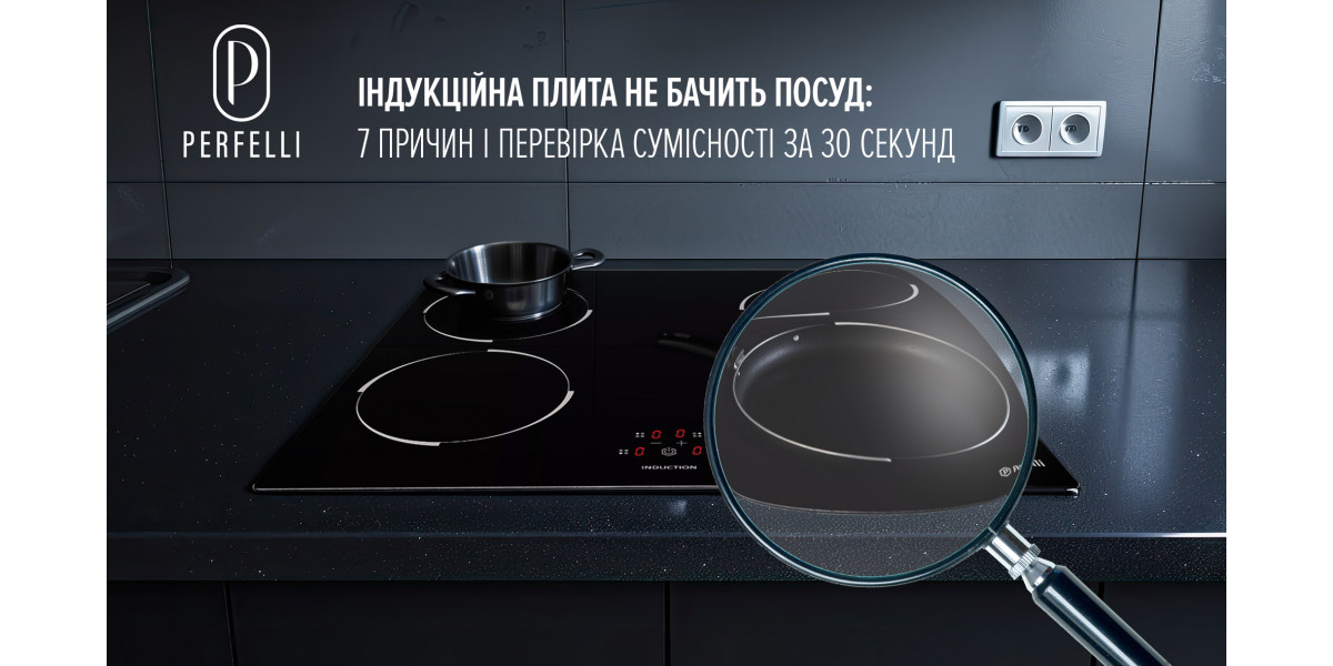 Індукційна плита не бачить посуд: 7 причин і перевірка сумісності за 30 секунд