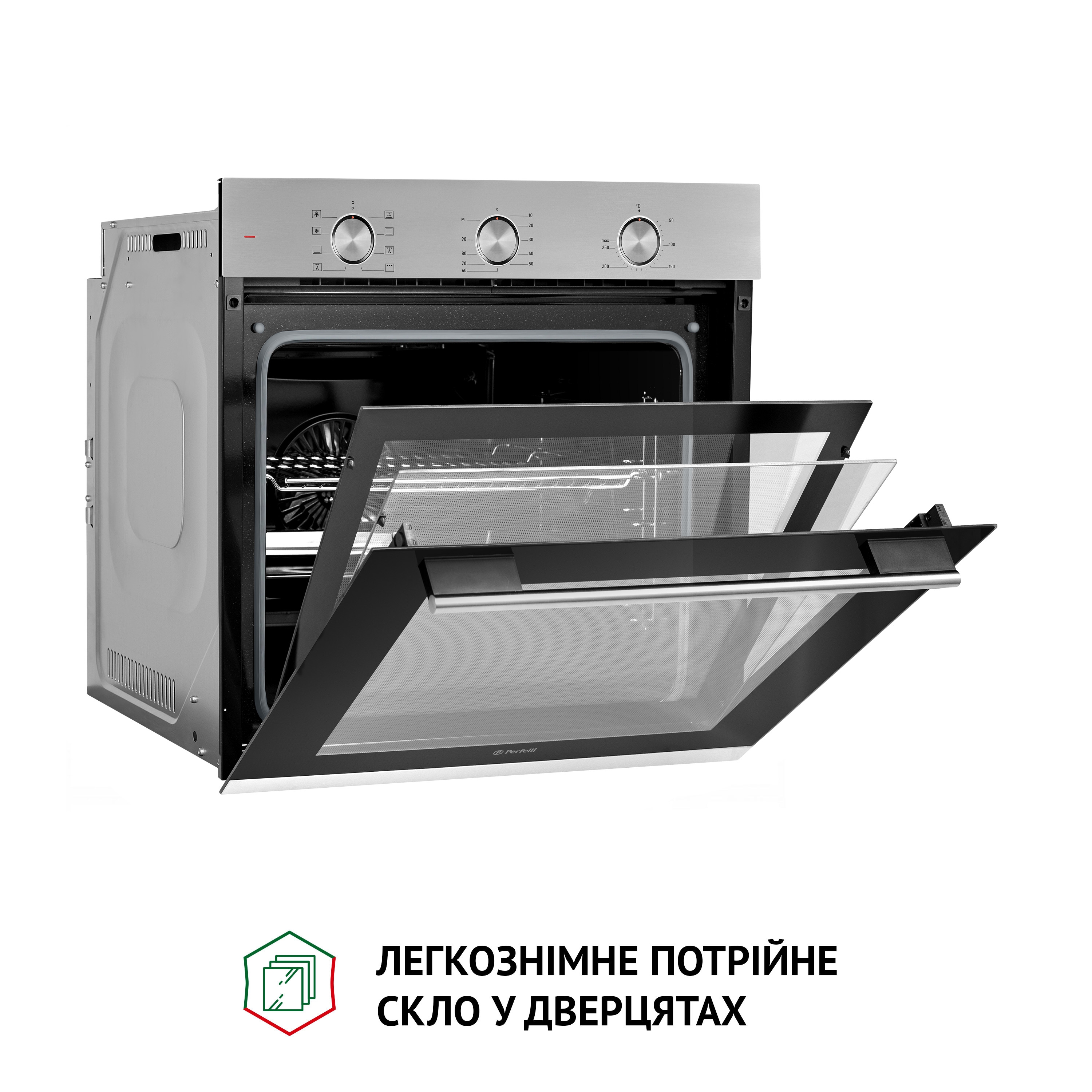 Духовой шкаф электрический Perfelli DIAMOND 6M8L INOX - зображення 4