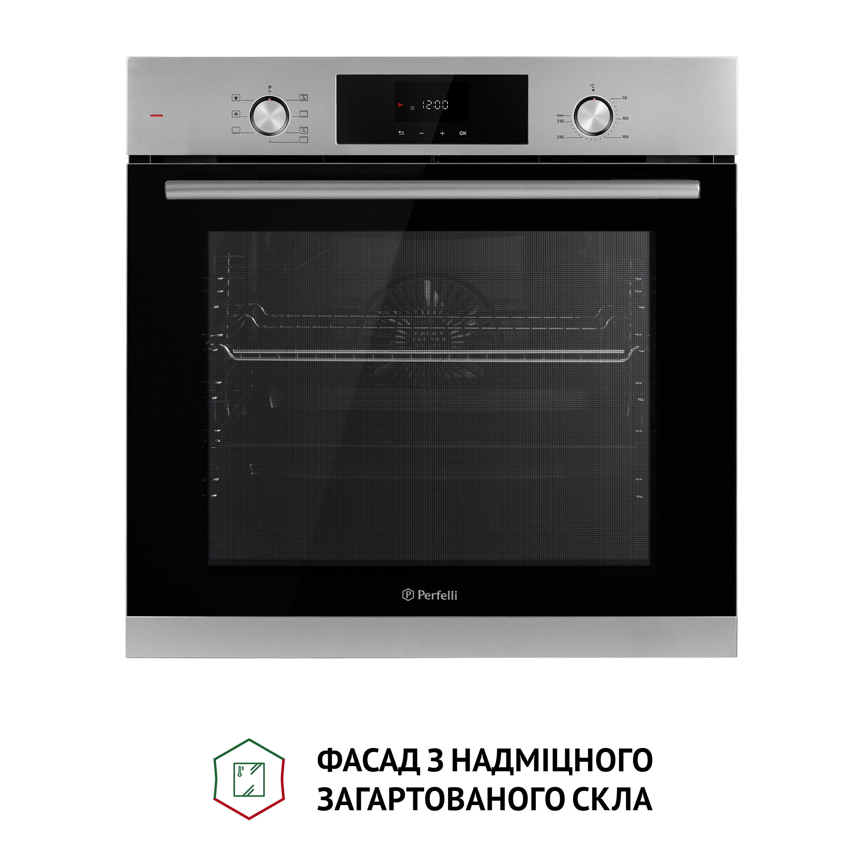 Perfelli 5905563501320 - зображення 3 Духова шафа електрична Perfelli PERLA 6D7 INOX - зображення 3