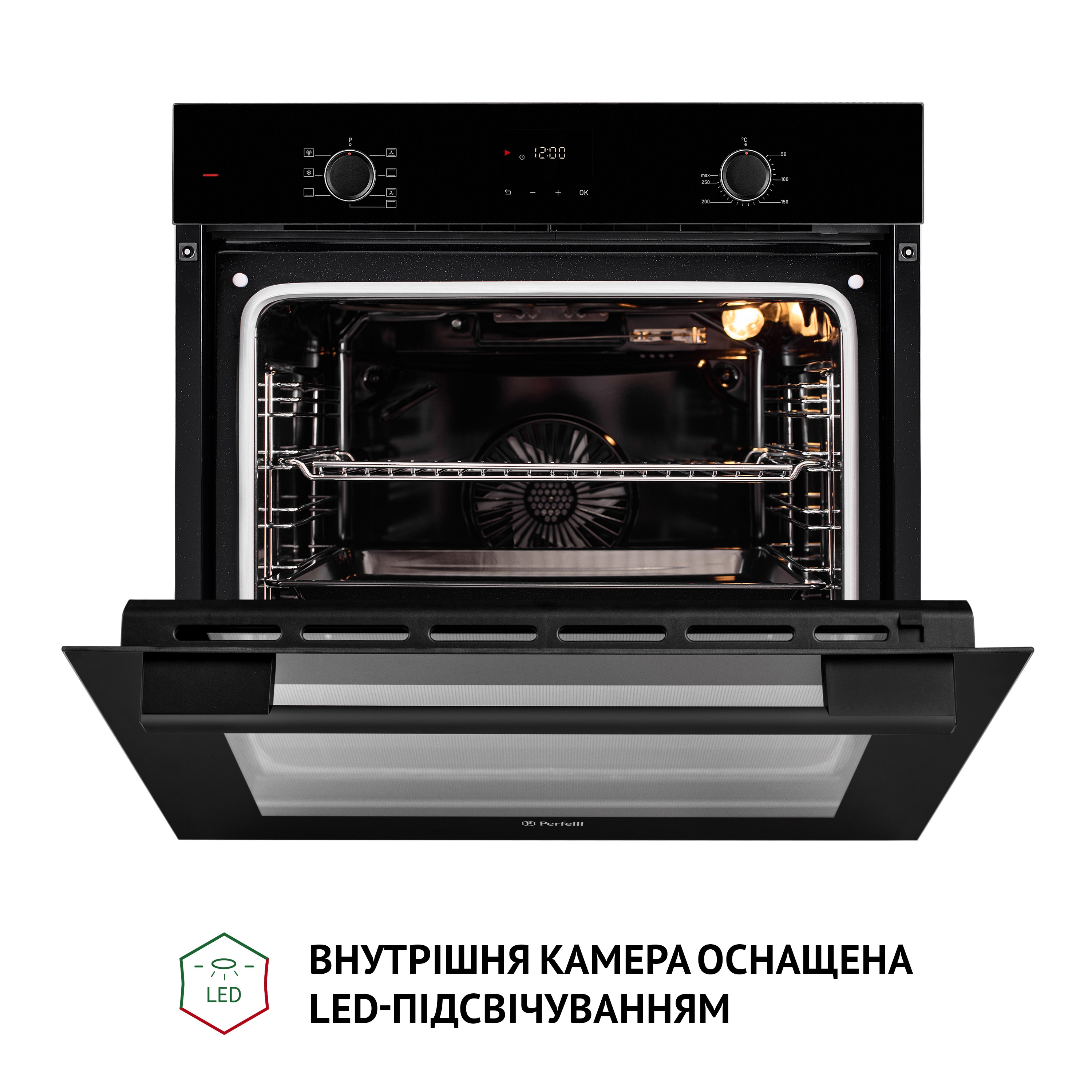 Духовой шкаф электрический Perfelli PERLA 6D7 NERO - зображення 9