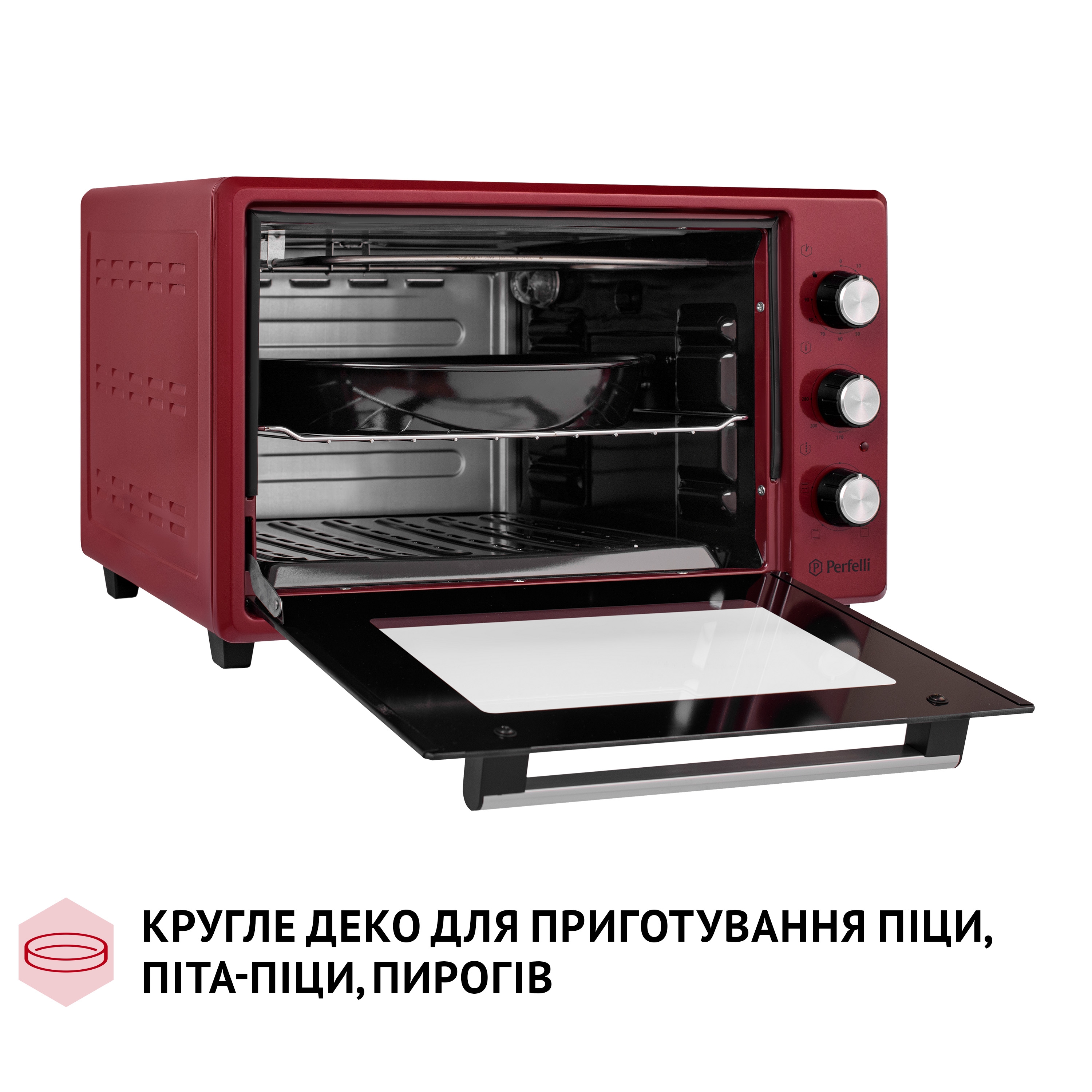 Электрическая печь Perfelli MIRAGE 37 RED - зображення 12