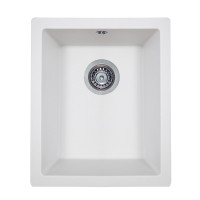 Мийка кухонна гранітна Perfelli ESTO PGE 10-38 WHITE Мийка кухонна гранітна Perfelli ESTO PGE 10-38 WHITE