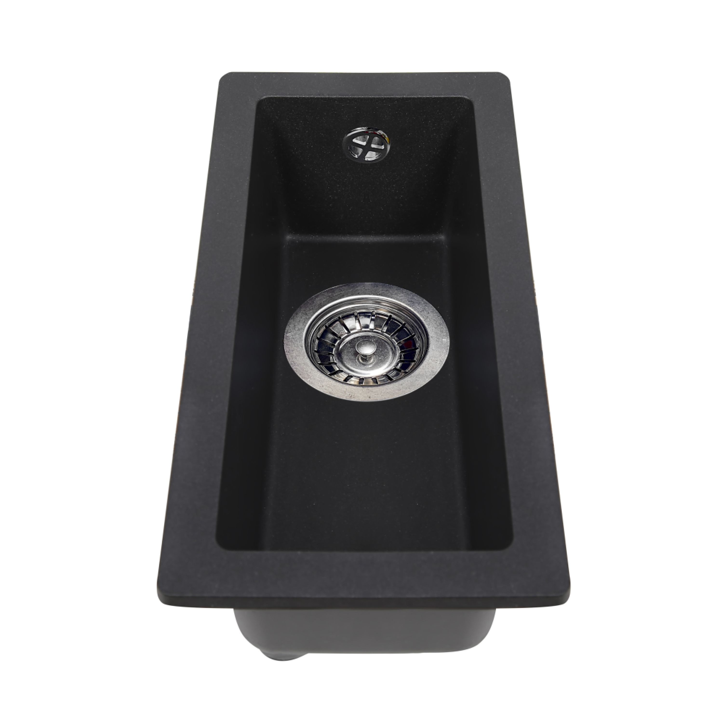 Мийка кухонна гранітна Perfelli ESTO PGE 101-22 BLACK METALLIC - зображення 2