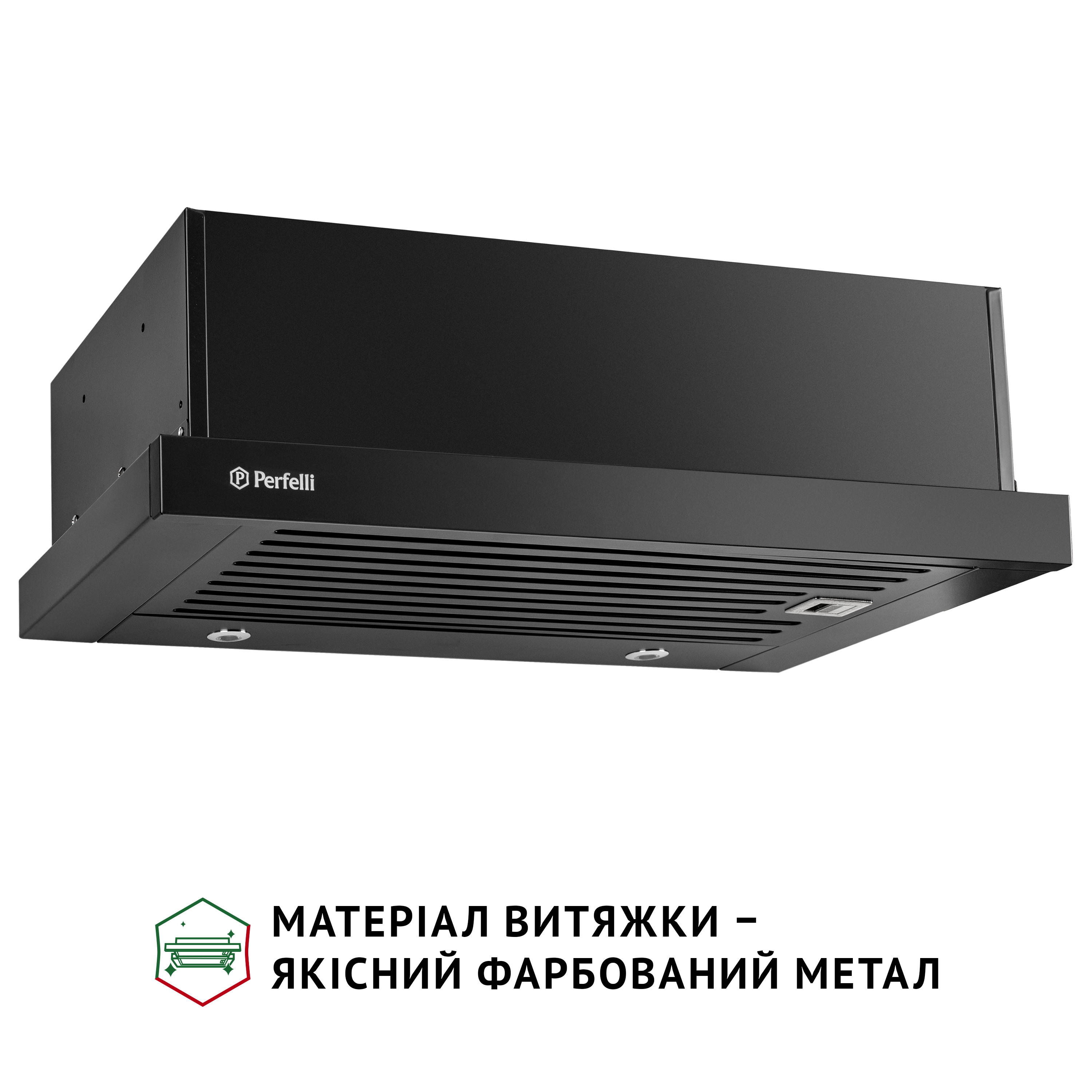 Вытяжка телескопическая PERFELLI ISEO 6IMF NERO - зображення 3