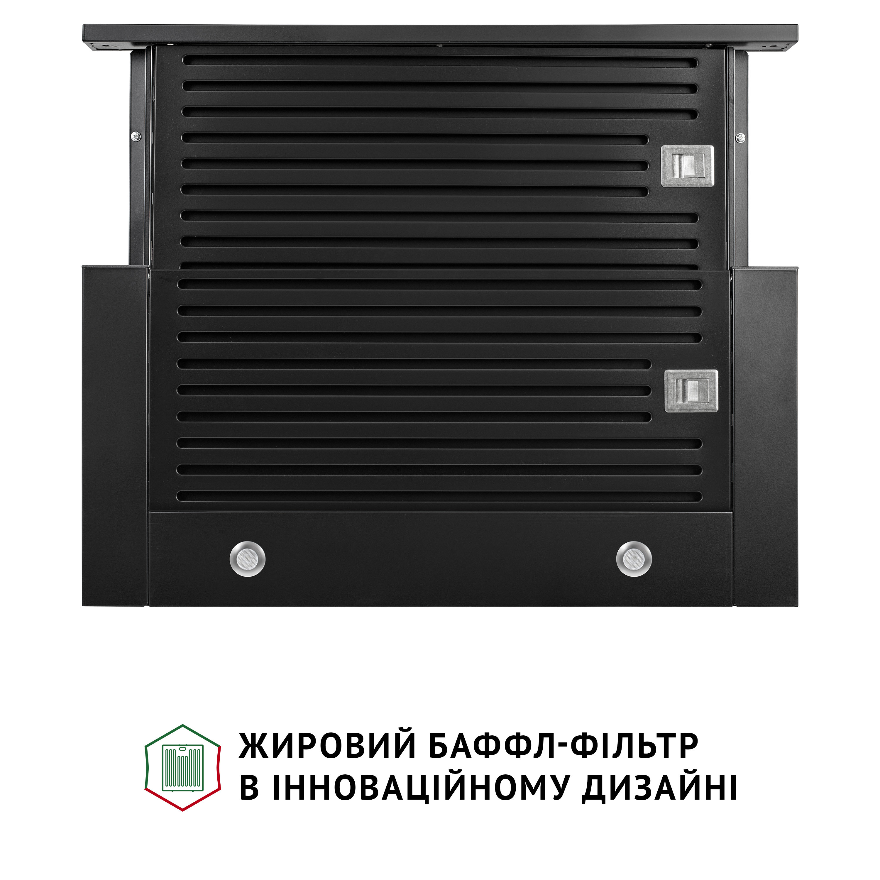 Вытяжка телескопическая PERFELLI ISEO 6IMF NERO - зображення 6