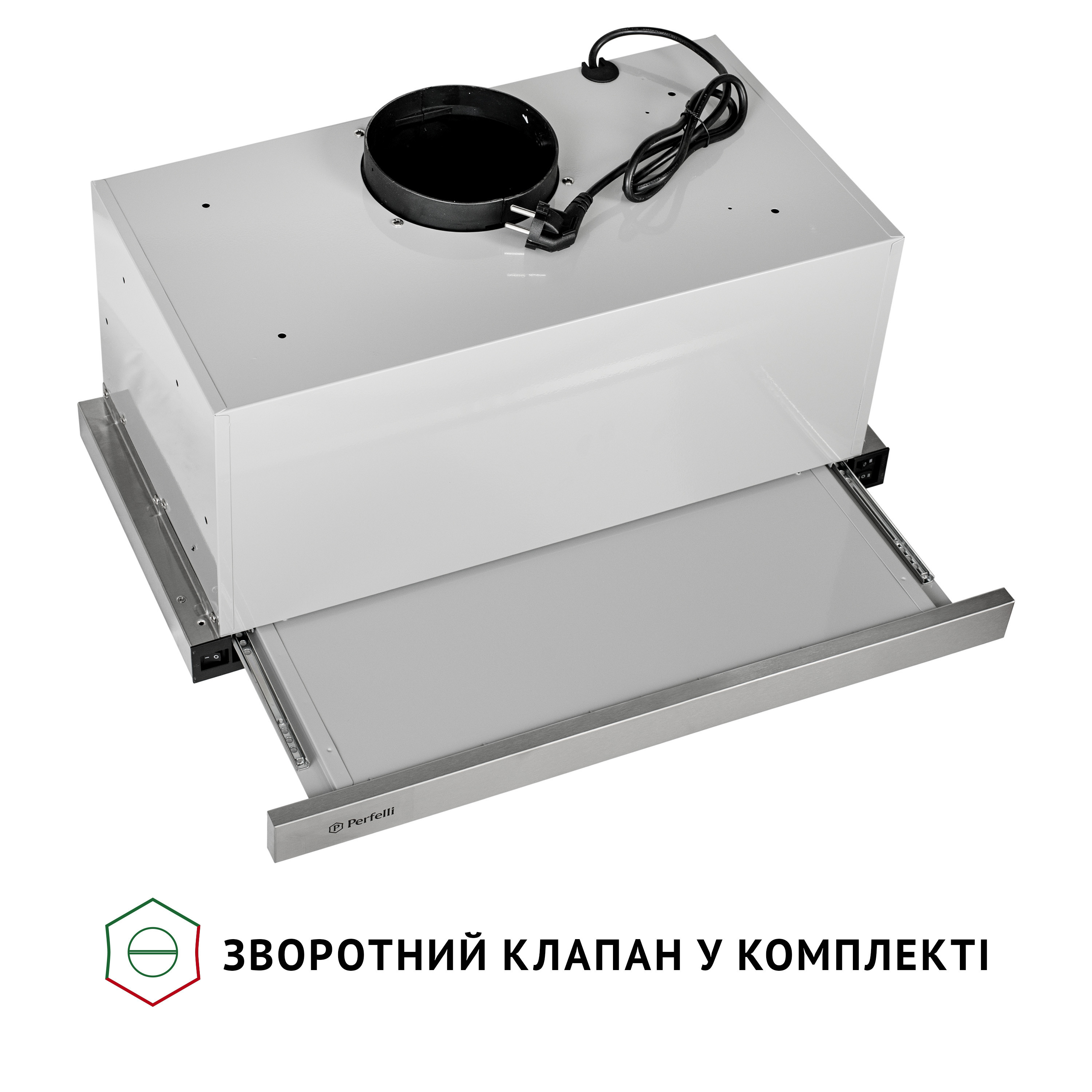 Витяжка телескопічна PERFELLI ISEO 6PMF INOX - зображення 10