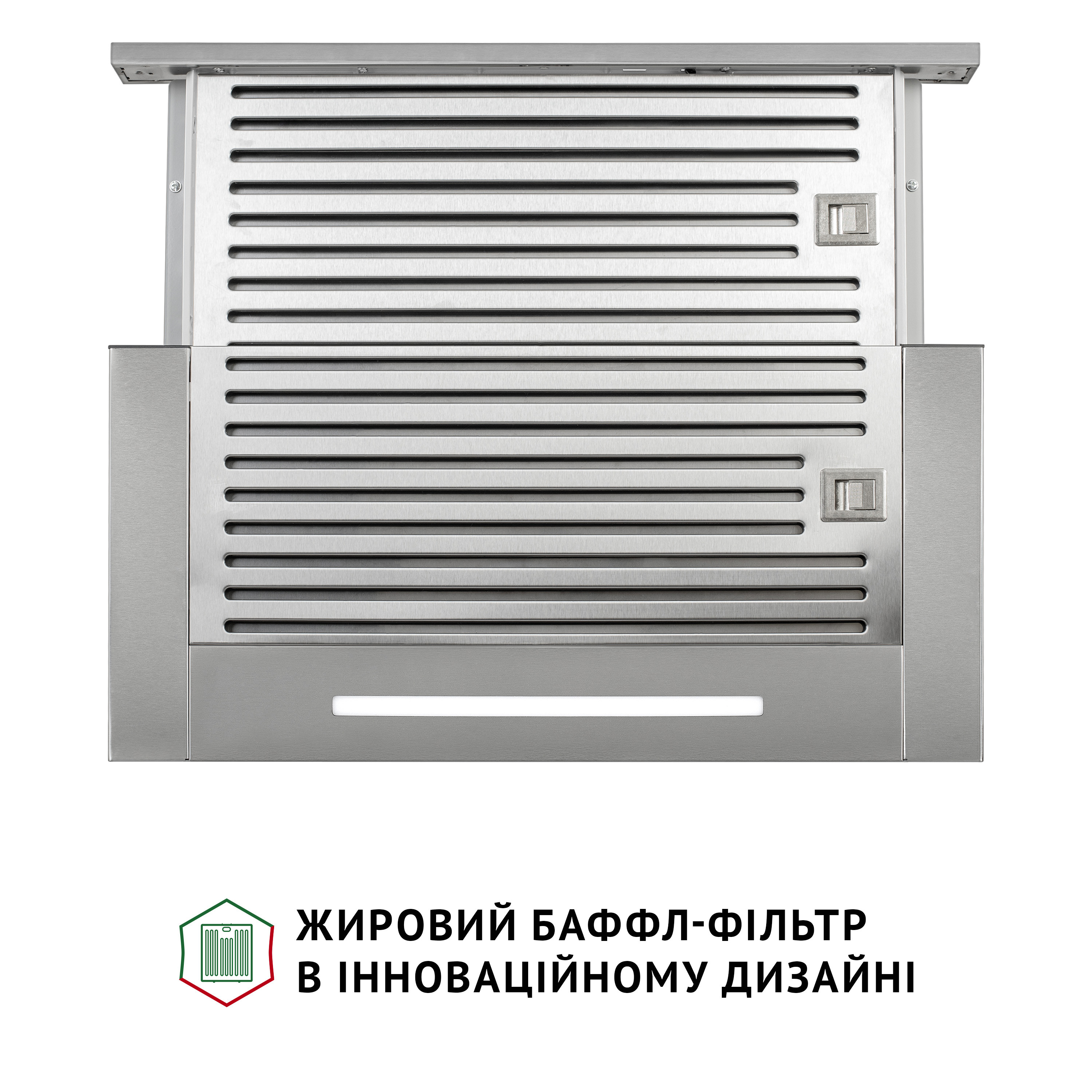 Витяжка телескопічна PERFELLI ISEO 6PSF INOX - зображення 6