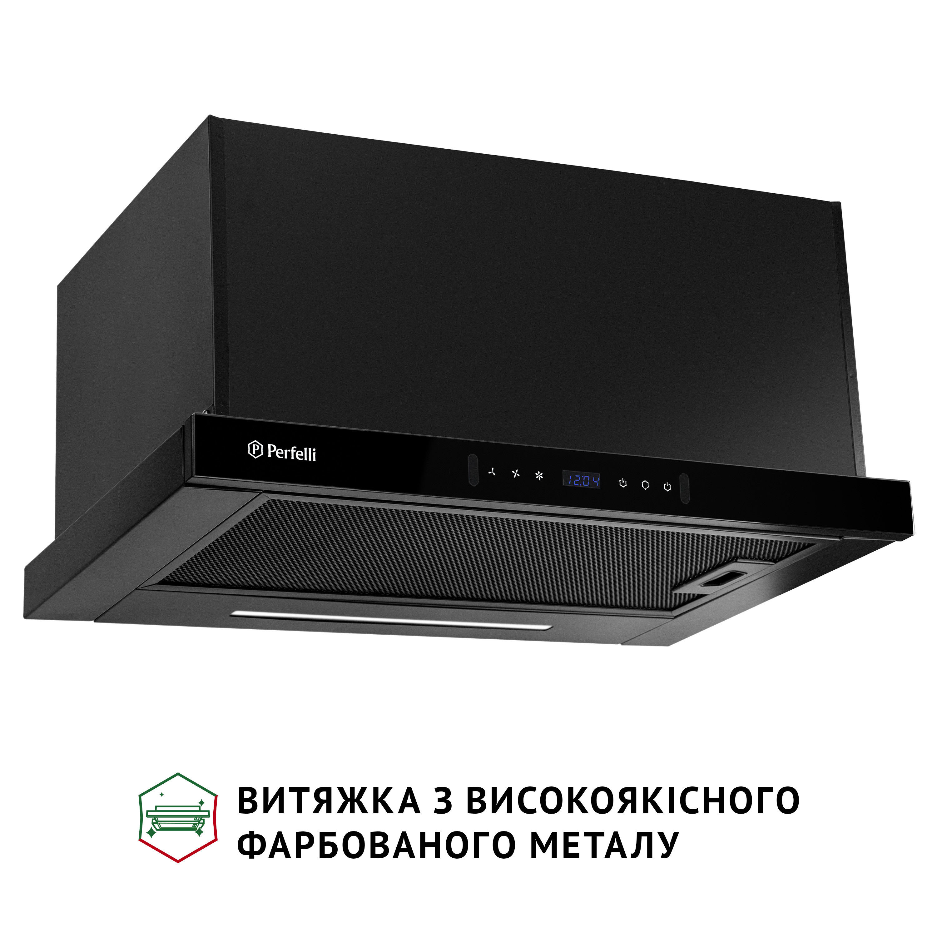 Perfelli 5905563501047 - зображення 7 Витяжка телескопічна PERFELLI ISEO 6PWB NERO - зображення 7