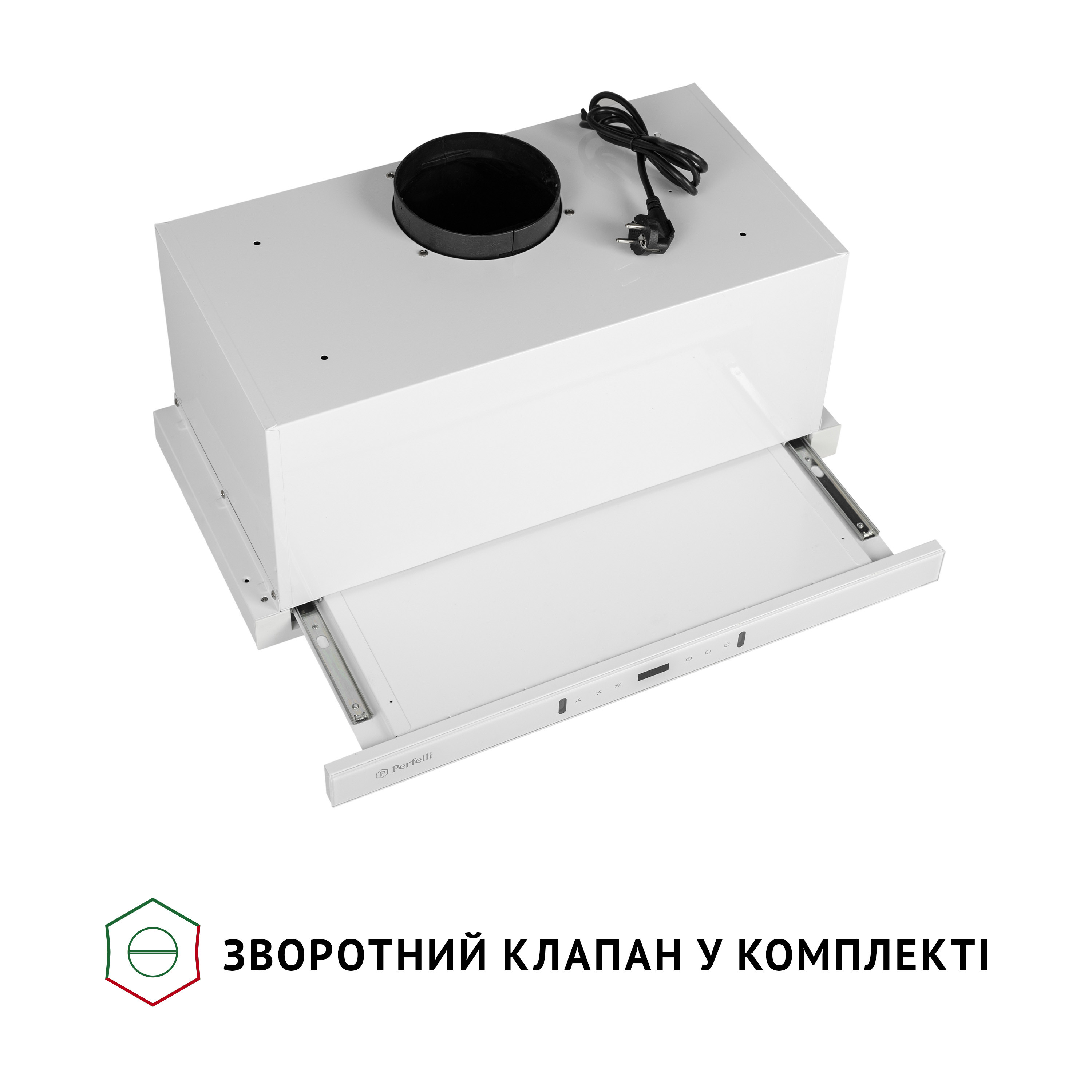 Perfelli 5905563501054 - зображення 13 Витяжка телескопічна PERFELLI ISEO 6PWX BIANCO - зображення 13