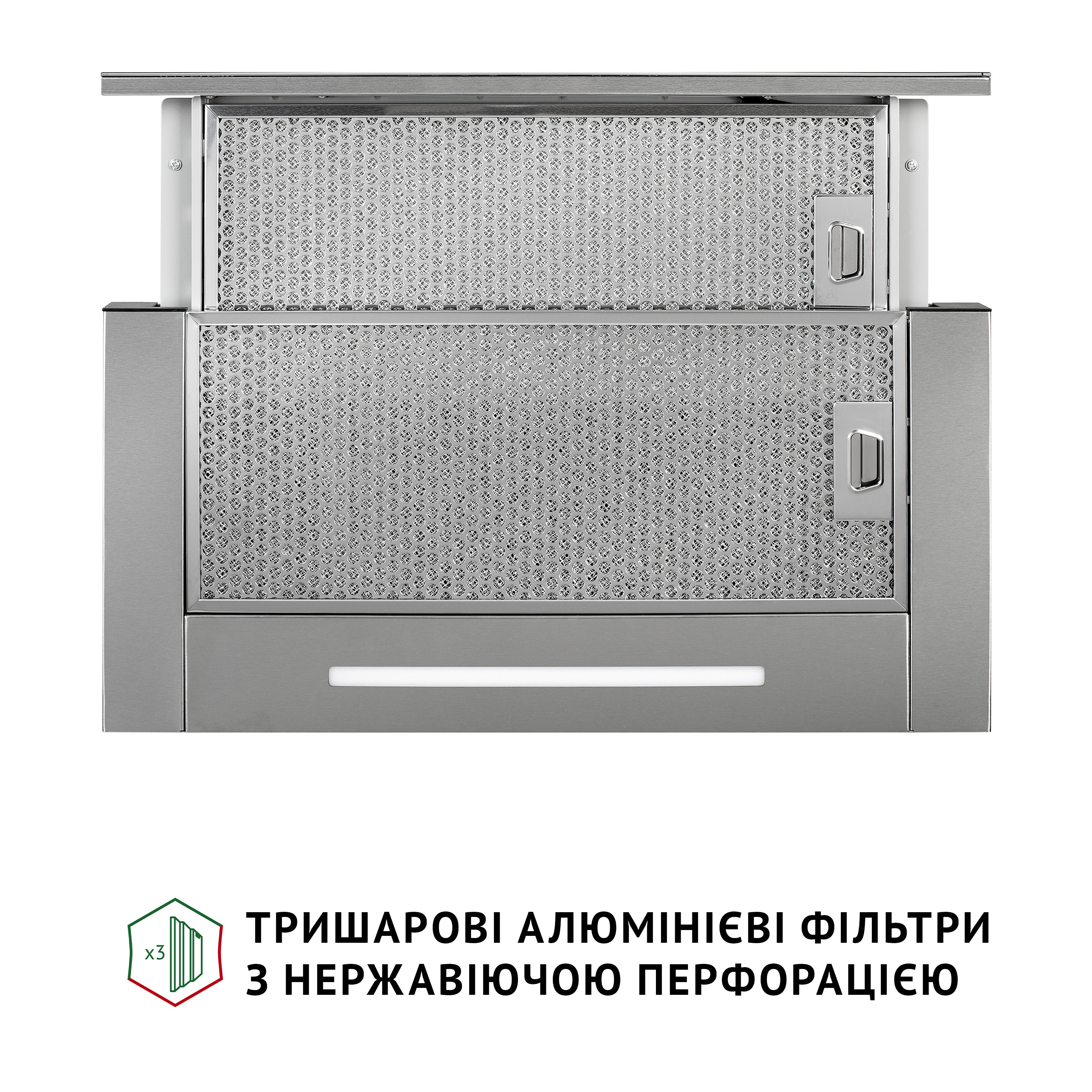 Витяжка телескопічна PERFELLI ISEO 6PWX INOX - зображення 10
