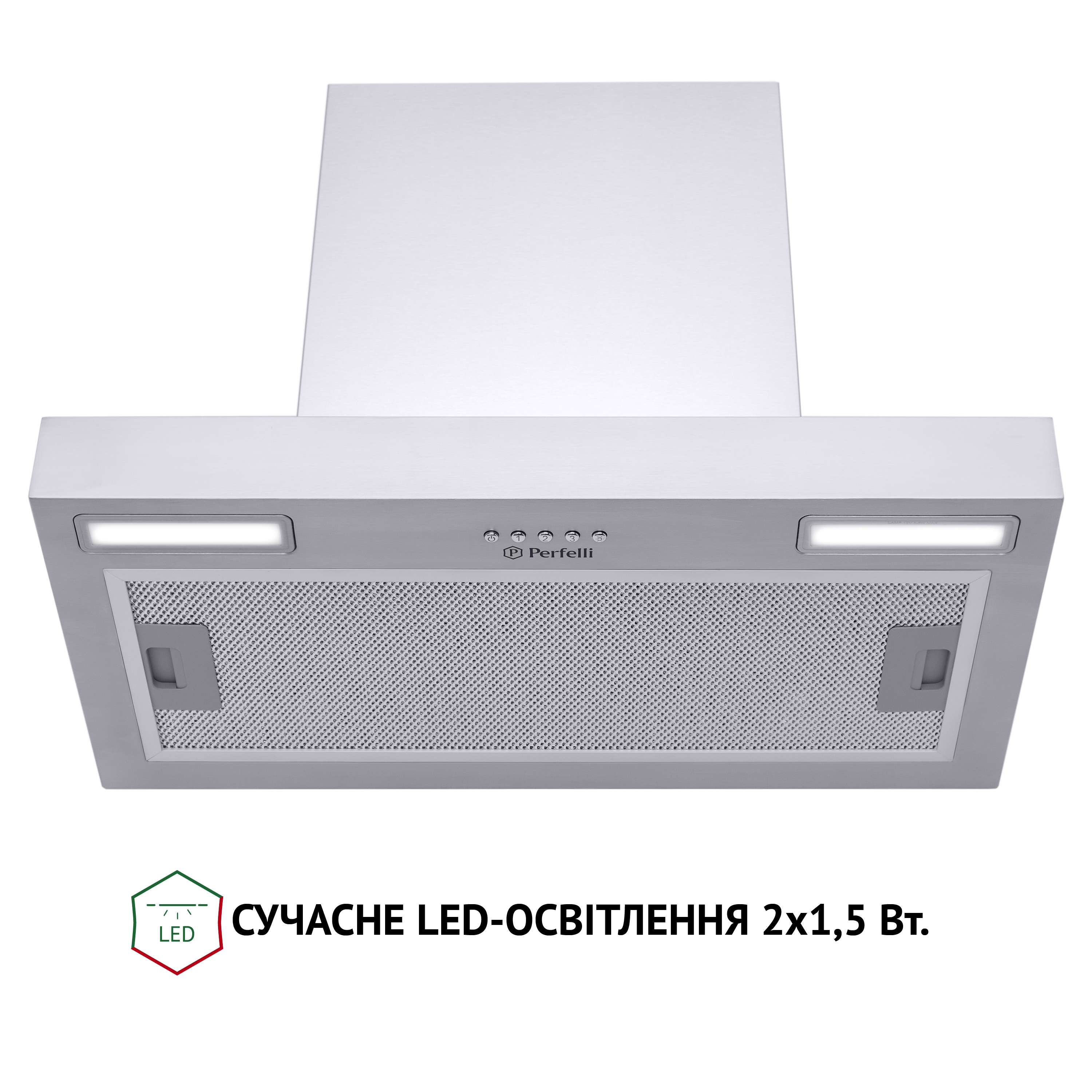 Витяжка повновбудована Perfelli BIC 6654 I 1000 LED - зображення 2