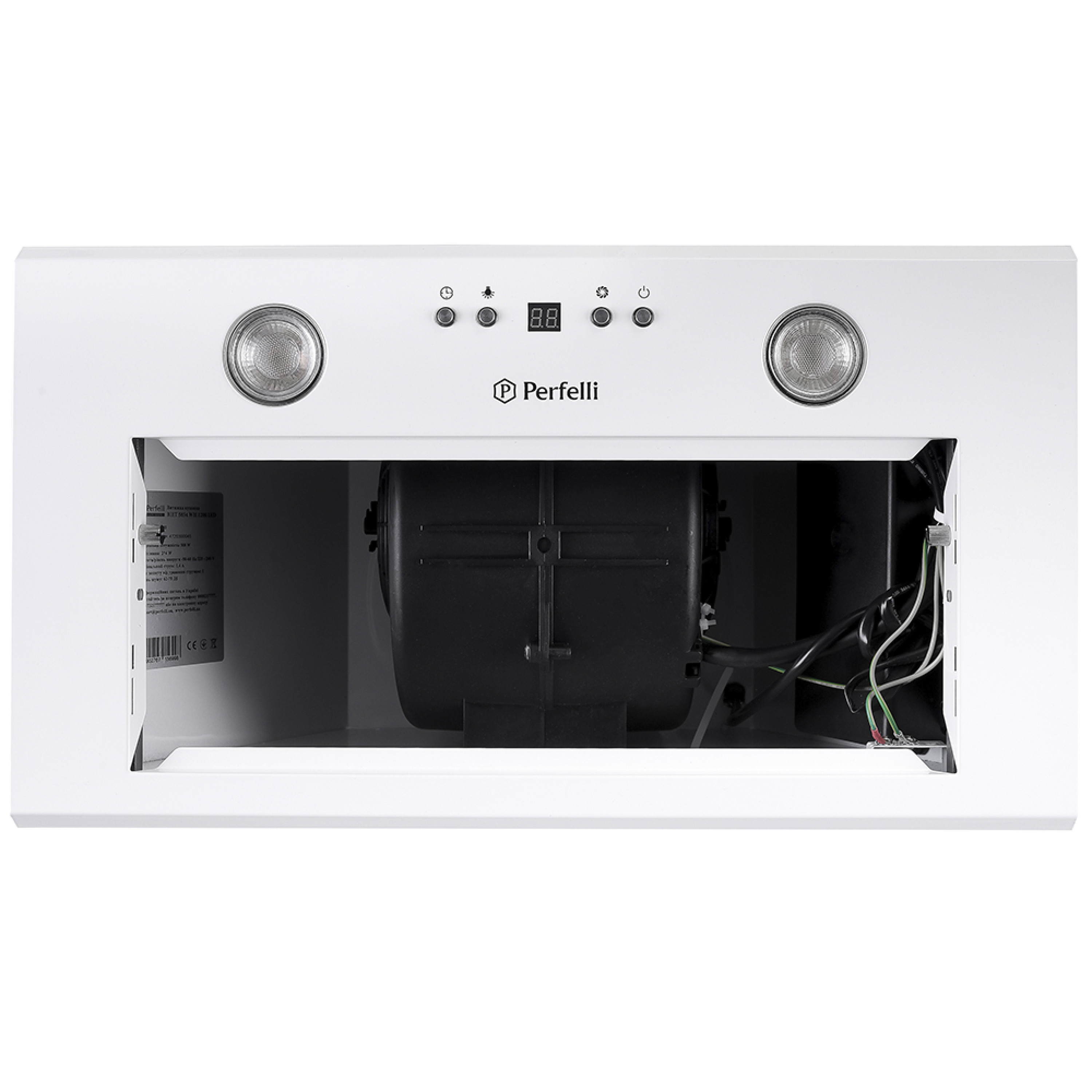 Вытяжка полновстраиваемая Perfelli BIET 5854 WH 1200 LED - зображення 8