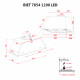 Витяжка повновбудована Perfelli BIET 7854 BL 1200 LED - зображення 12