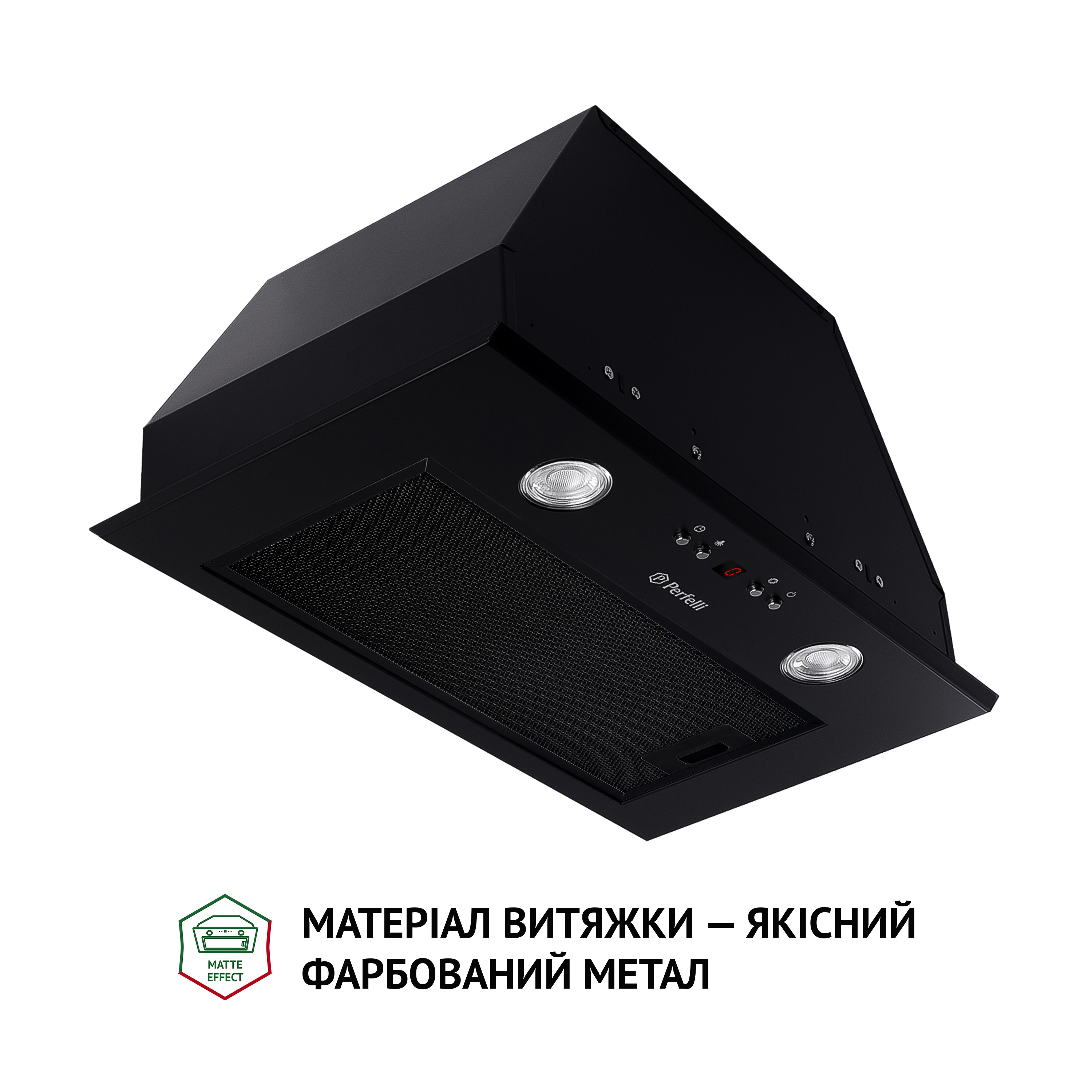 Perfelli 5902767158886 - зображення 2 Витяжка повновбудована Perfelli BIET R 5854 BL 1200 LED - зображення 2