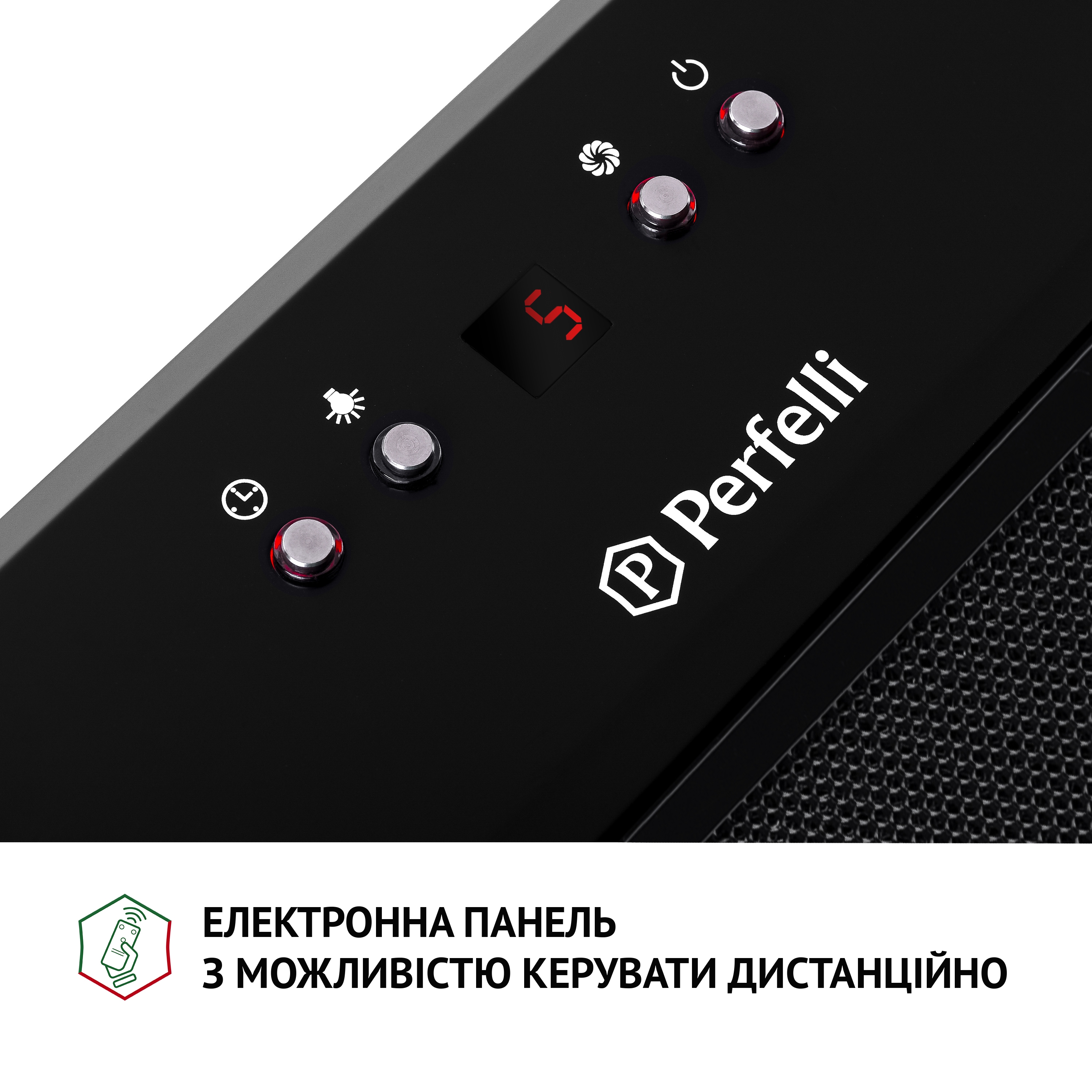 Perfelli 5902767158886 - зображення 5 Витяжка повновбудована Perfelli BIET R 5854 BL 1200 LED - зображення 5