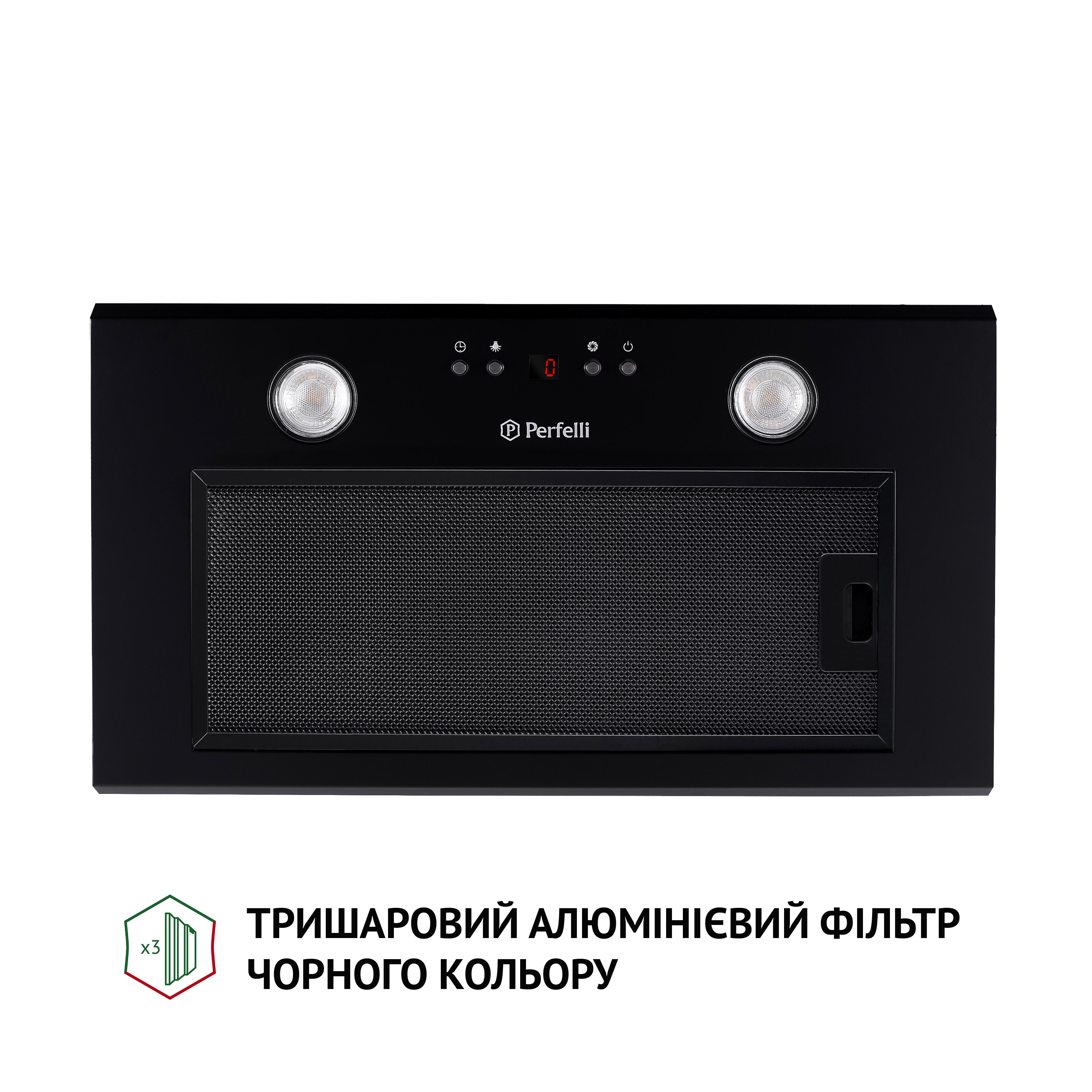 Perfelli 5902767158886 - зображення 6 Витяжка повновбудована Perfelli BIET R 5854 BL 1200 LED - зображення 6