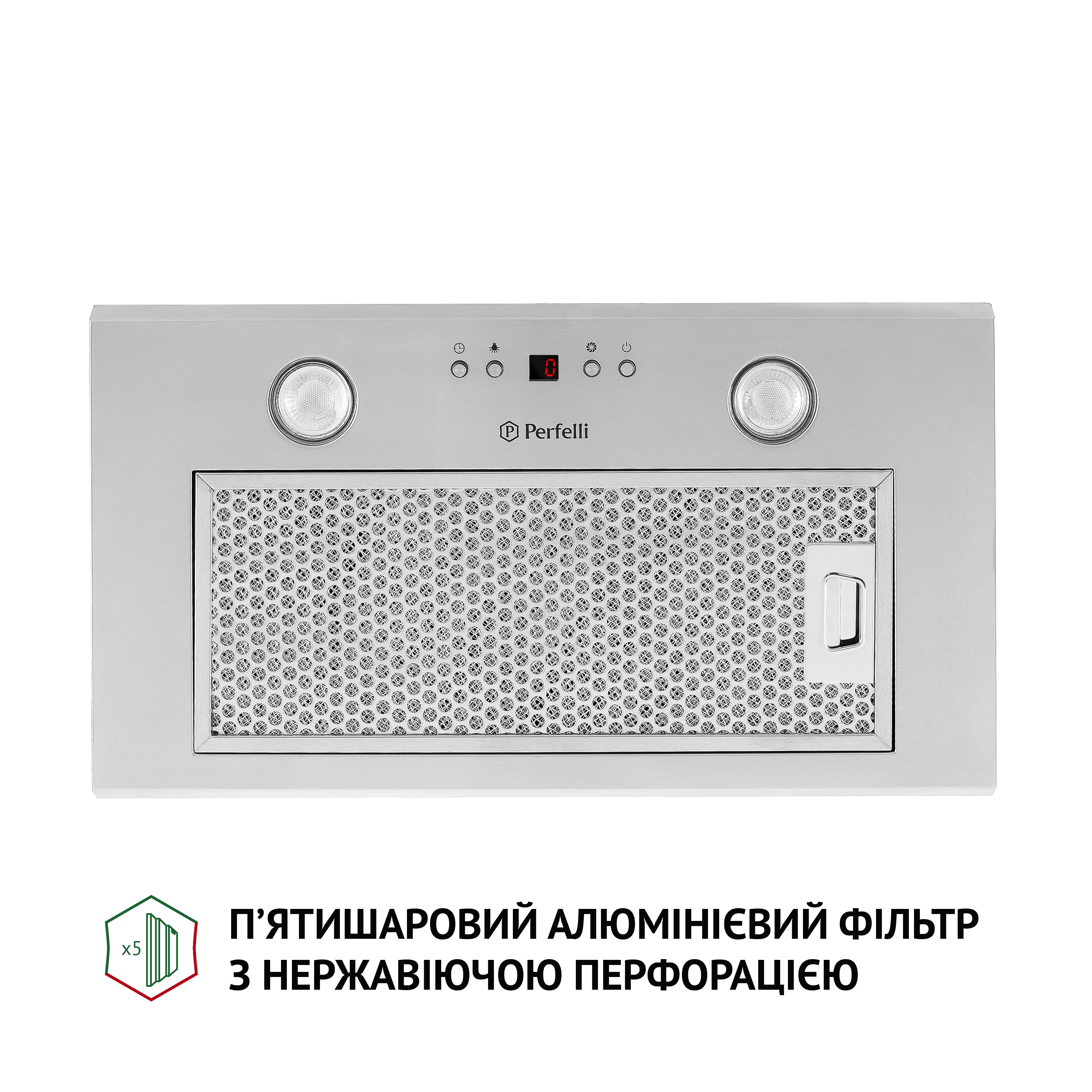 Perfelli 5902767158879 - зображення 6 Вытяжка полновстраиваемая Perfelli BIET R 5854 I 1200 LED - зображення 6