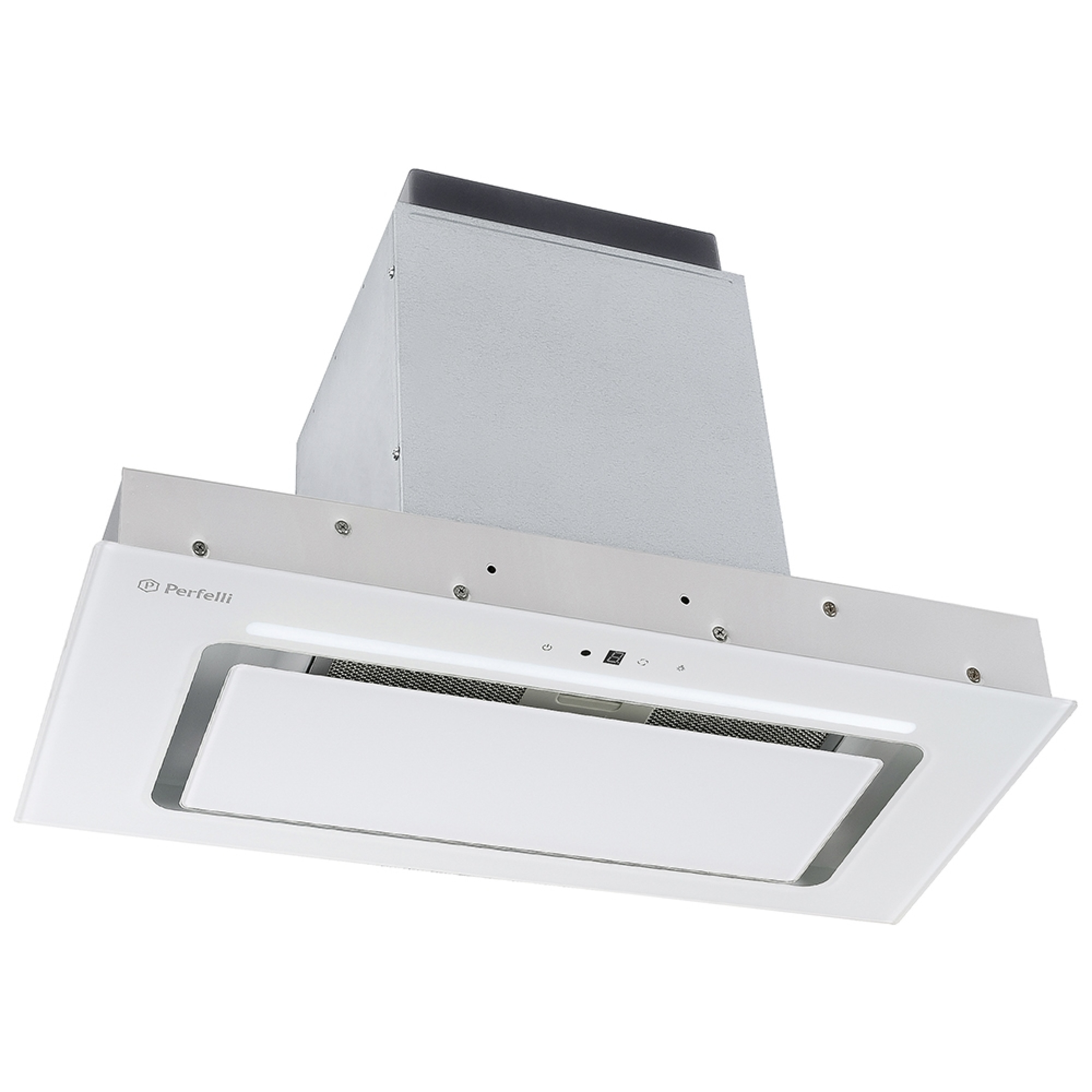 Витяжка повновбудована Perfelli BISP 6773 WH 1100 LED Strip - зображення 3