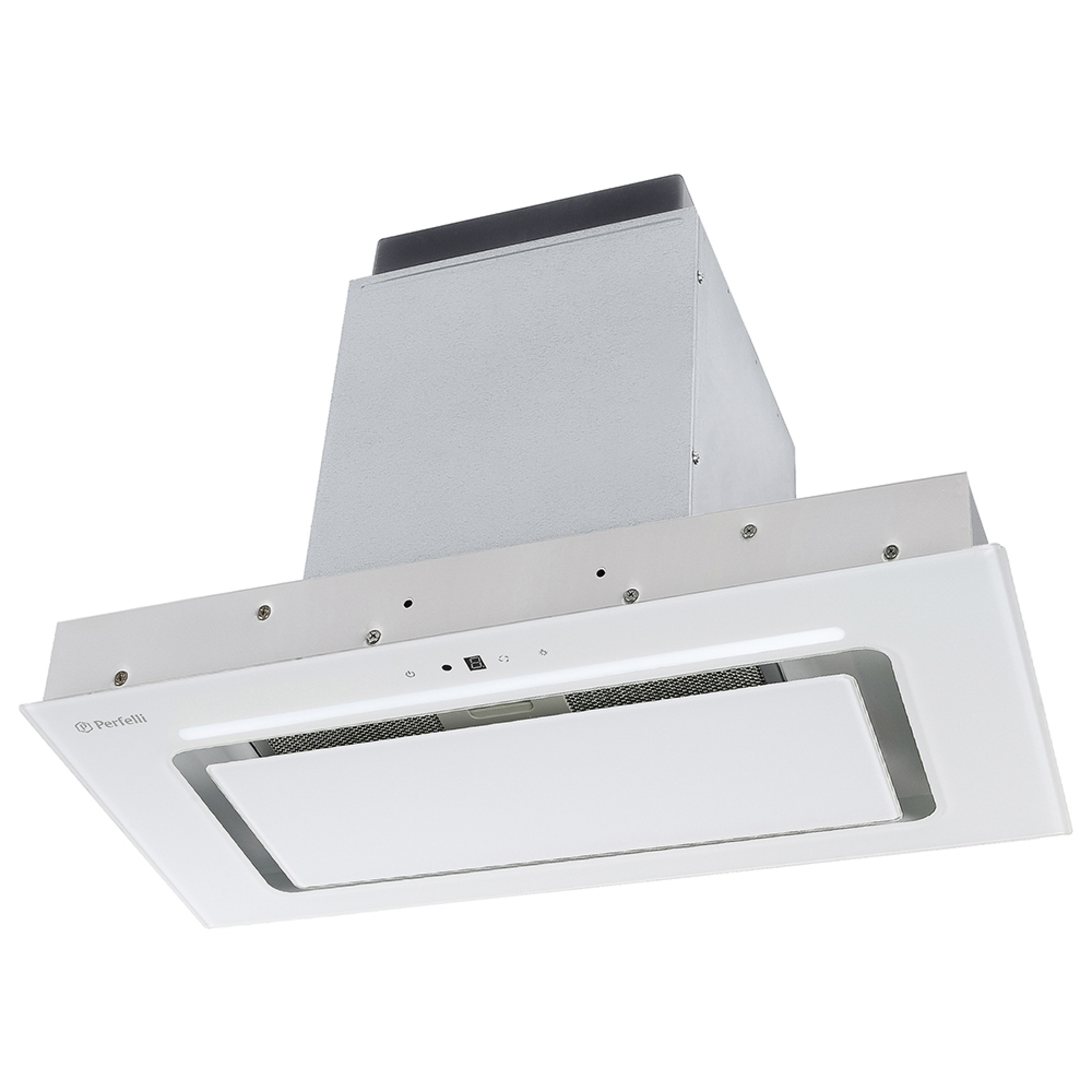 Витяжка повновбудована Perfelli BISP 6773 WH 1100 LED Strip - зображення 4