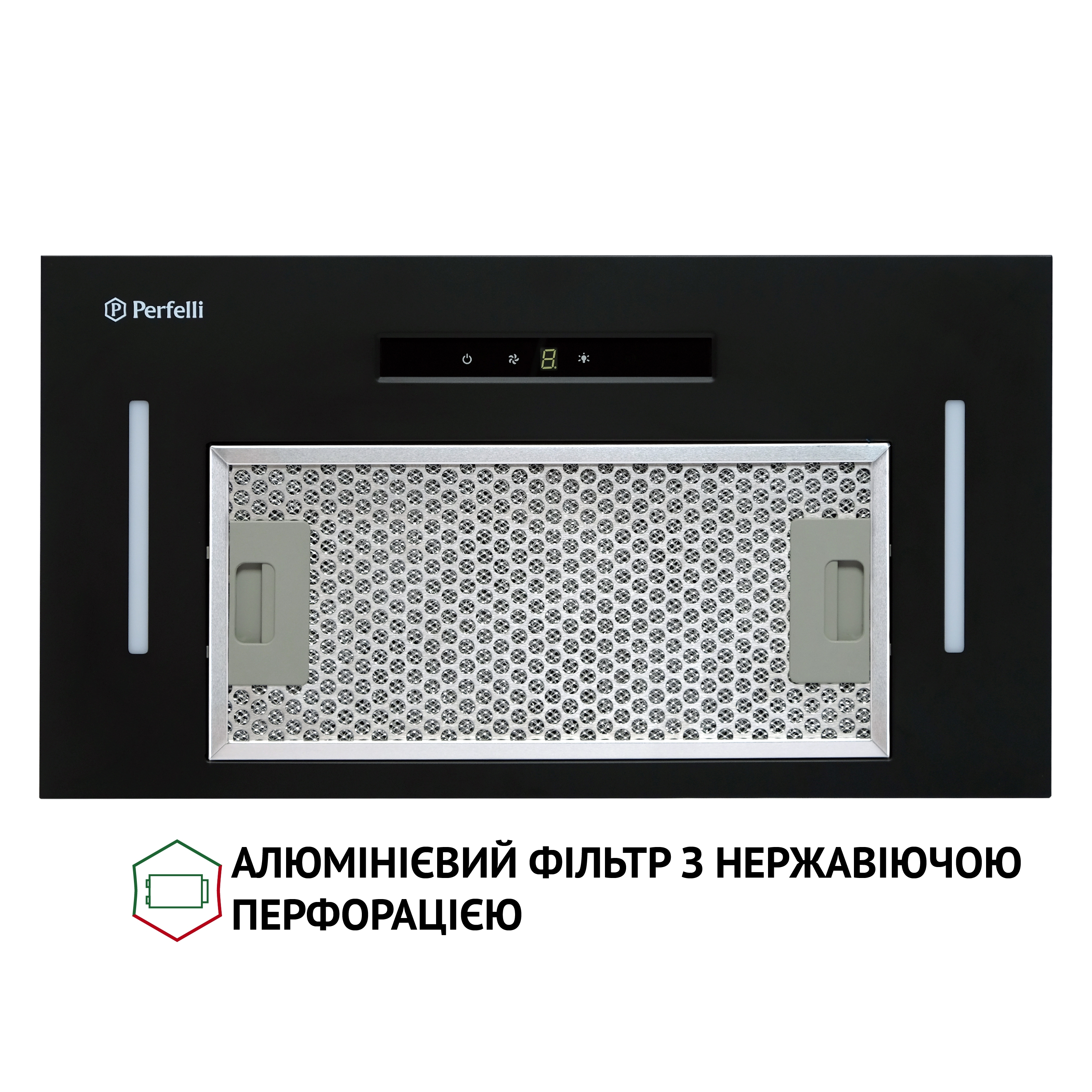 Perfelli 5902767157315 - зображення 2 Витяжка повновбудована Perfelli BIS 5653 BL 1000 LED - зображення 2