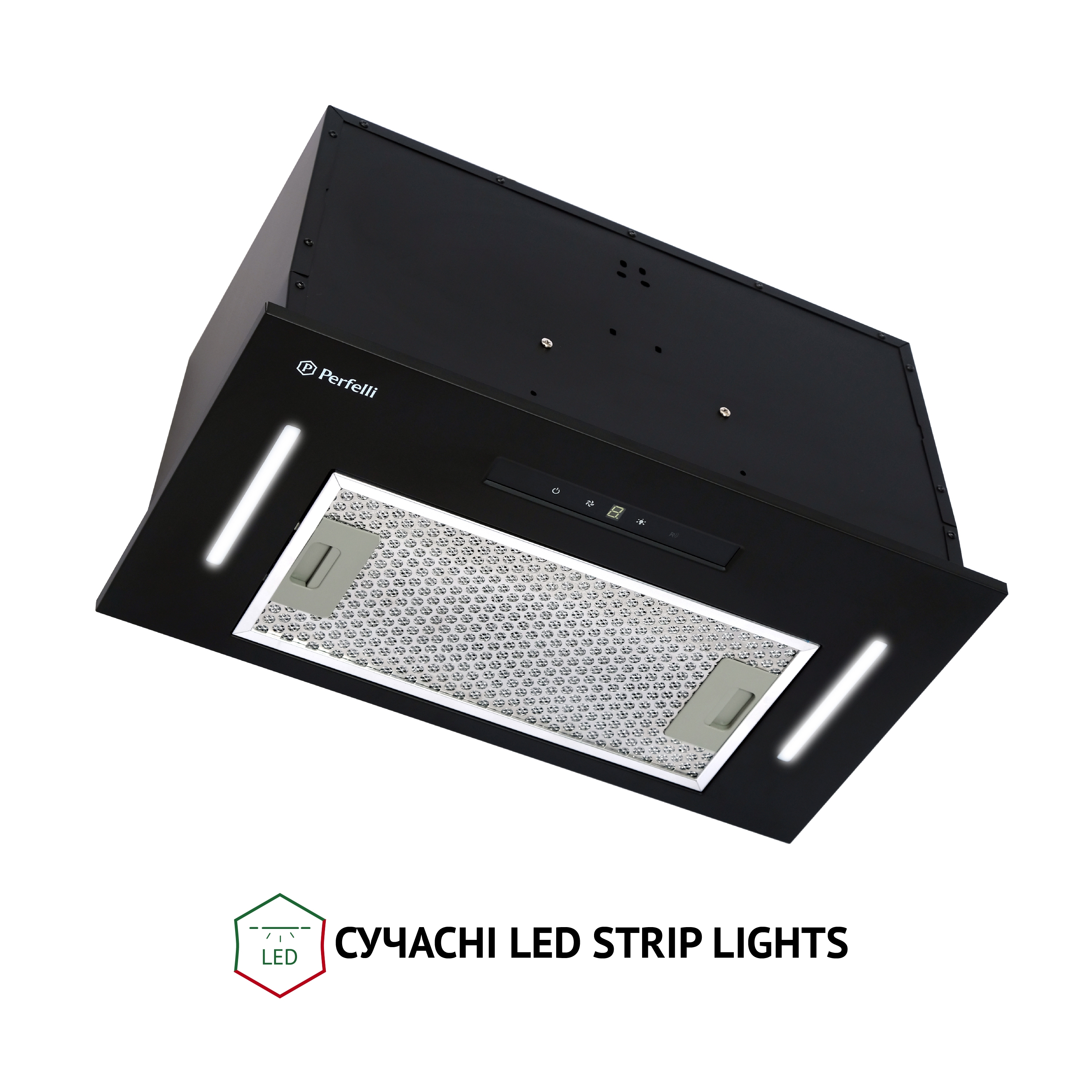 Perfelli 5902767157315 - зображення 4 Витяжка повновбудована Perfelli BIS 5653 BL 1000 LED - зображення 4
