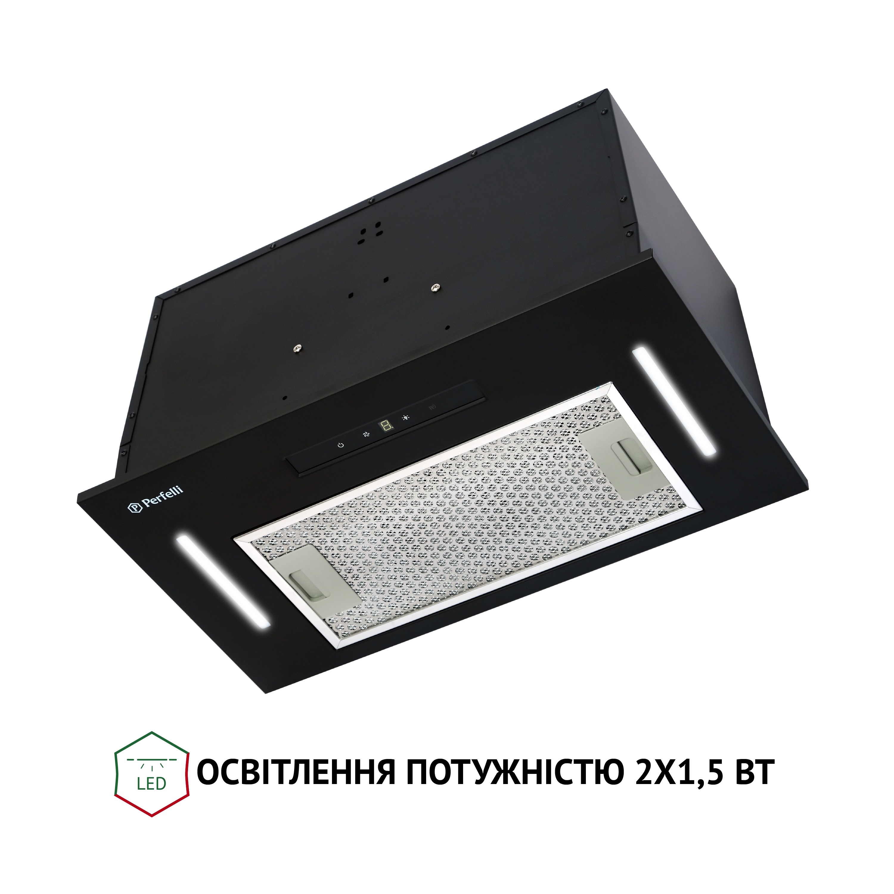 Perfelli 5902767157315 - зображення 6 Витяжка повновбудована Perfelli BIS 5653 BL 1000 LED - зображення 6