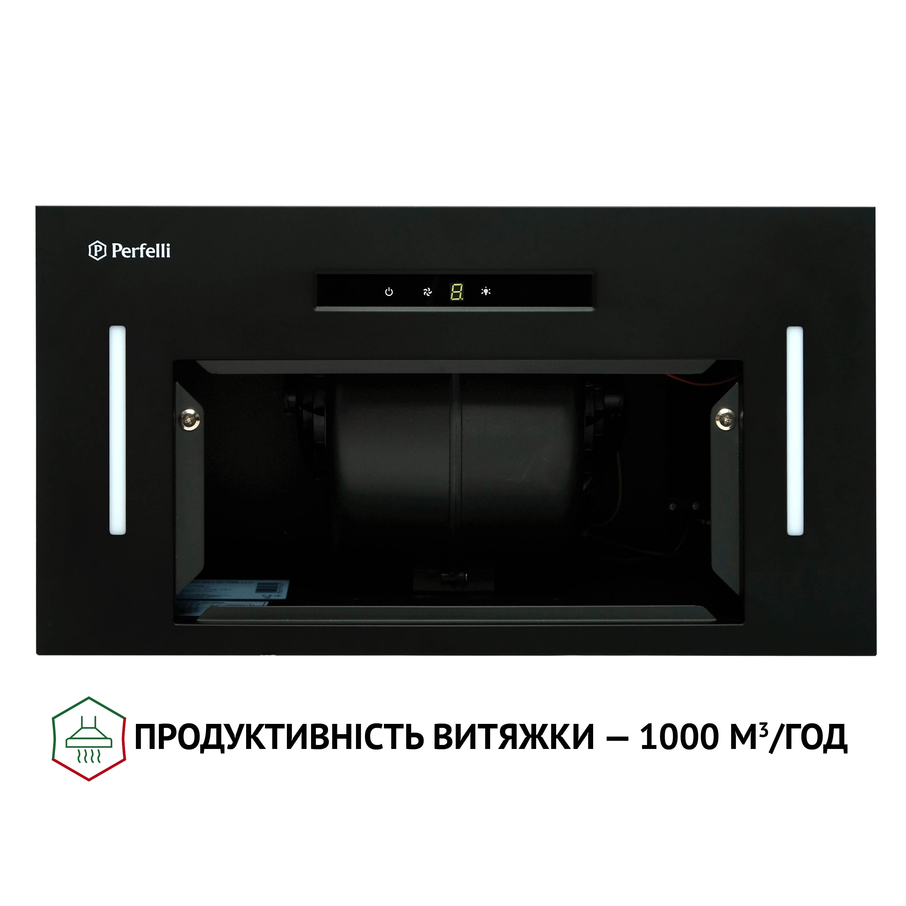 Perfelli 5902767157315 - зображення 7 Витяжка повновбудована Perfelli BIS 5653 BL 1000 LED - зображення 7