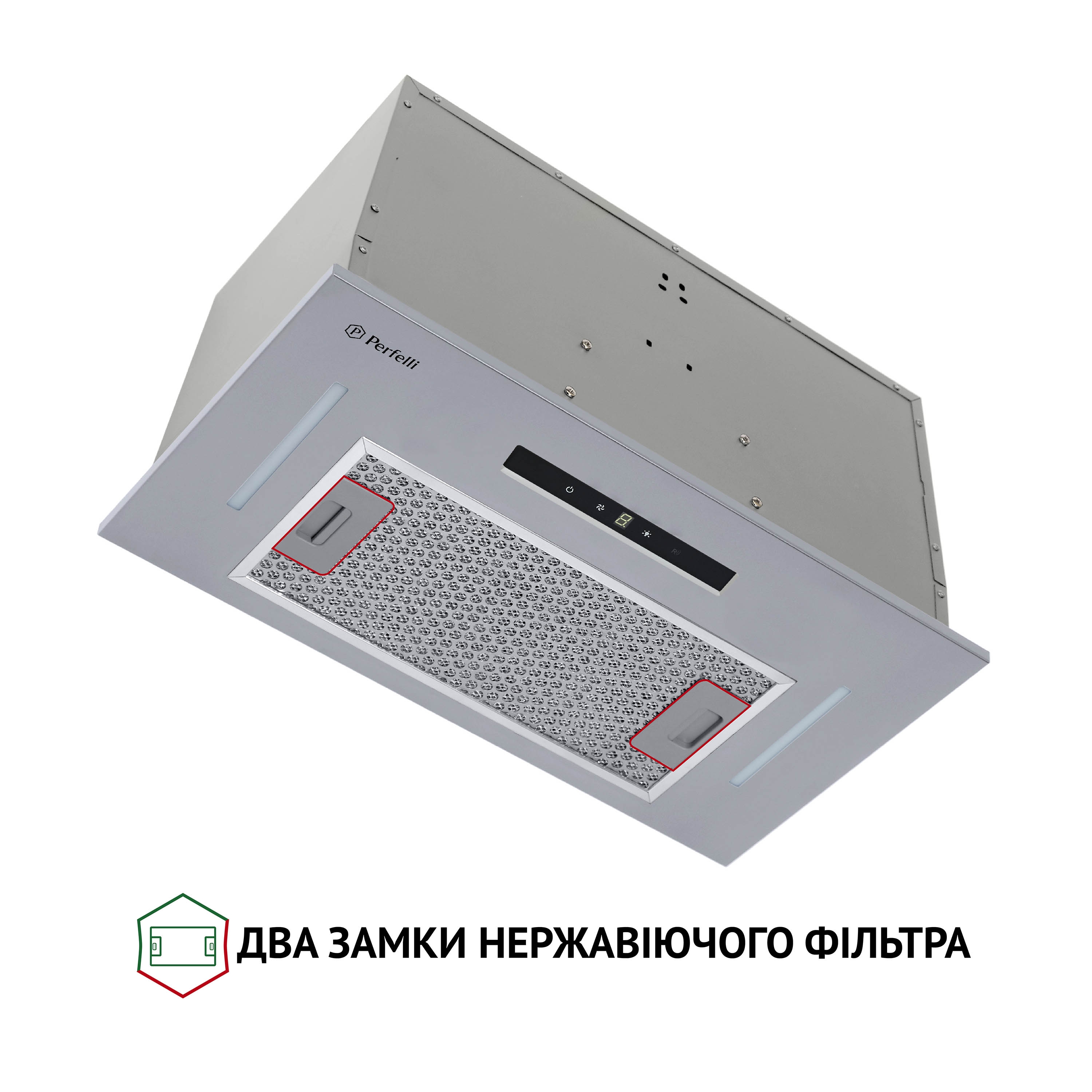 Perfelli 5902767157308 - зображення 3 Витяжка повновбудована Perfelli BIS 5653 I 1000 LED - зображення 3
