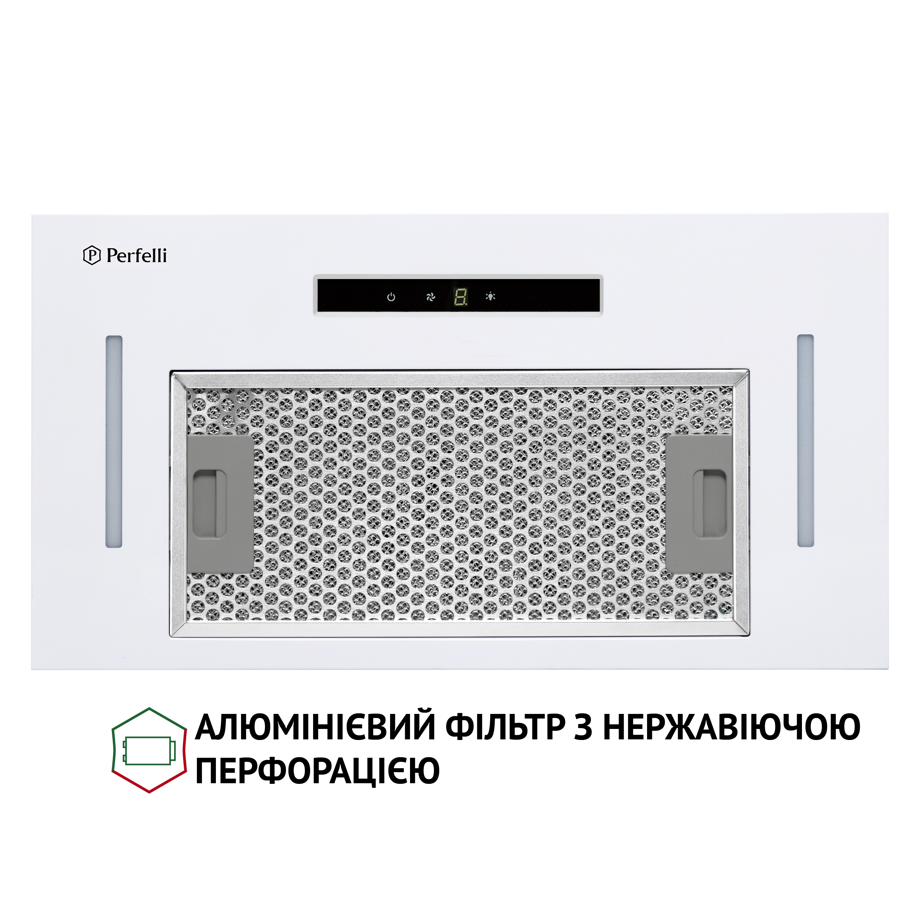 Perfelli 5902767157322 - зображення 2 Витяжка повновбудована Perfelli BIS 5653 WH 1000 LED - зображення 2