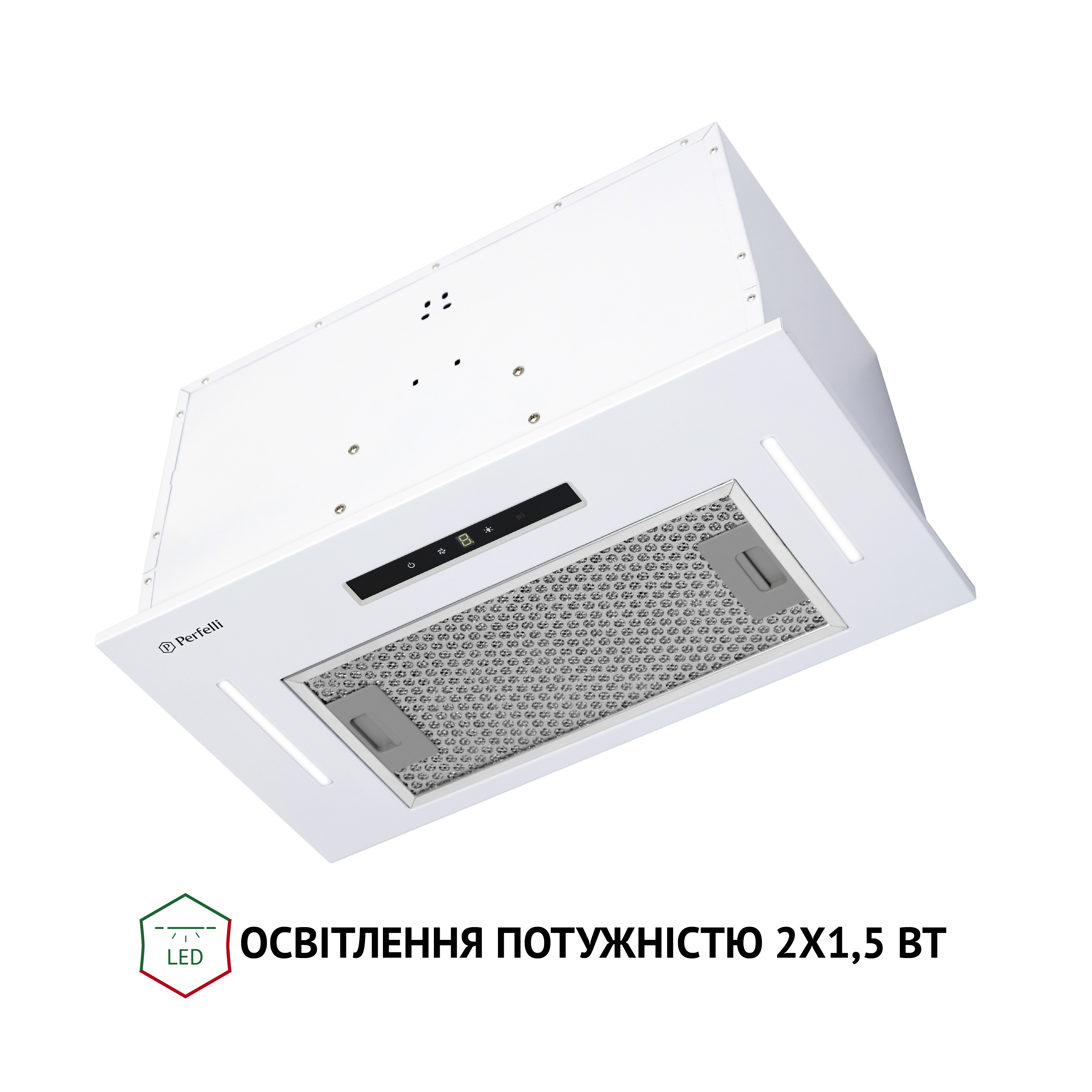 Perfelli 5902767157322 - зображення 6 Витяжка повновбудована Perfelli BIS 5653 WH 1000 LED - зображення 6