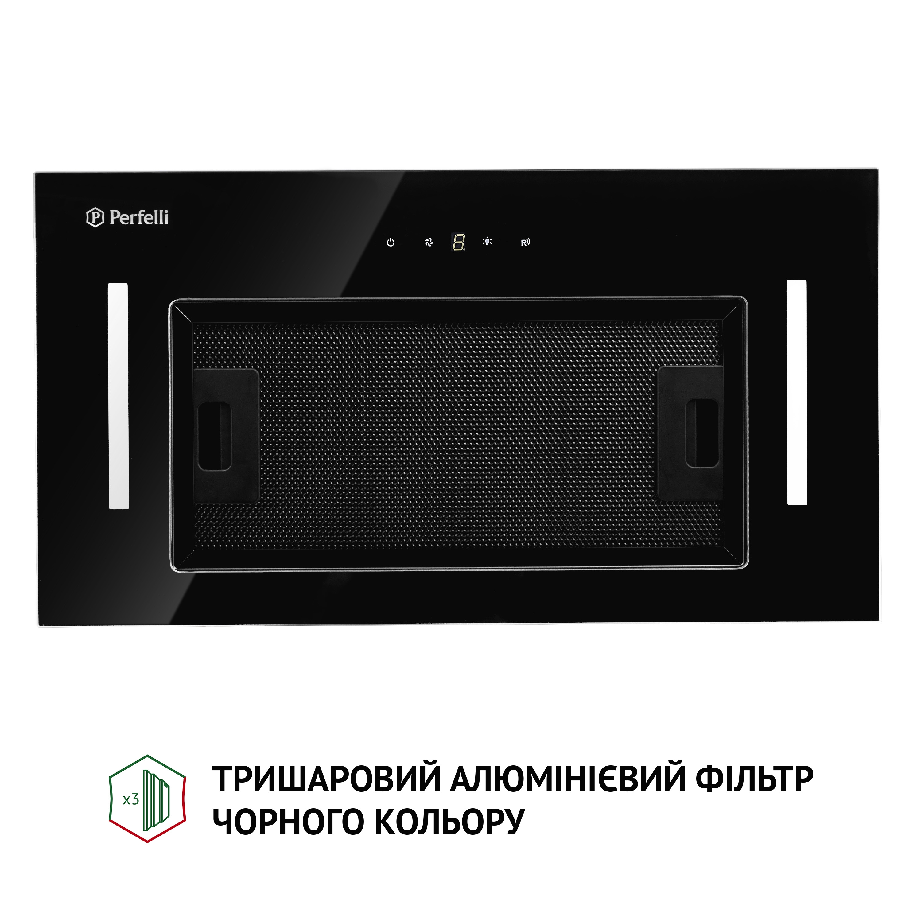 Витяжка повновбудована Perfelli BIS 5684 BL 1000 LED - зображення 4