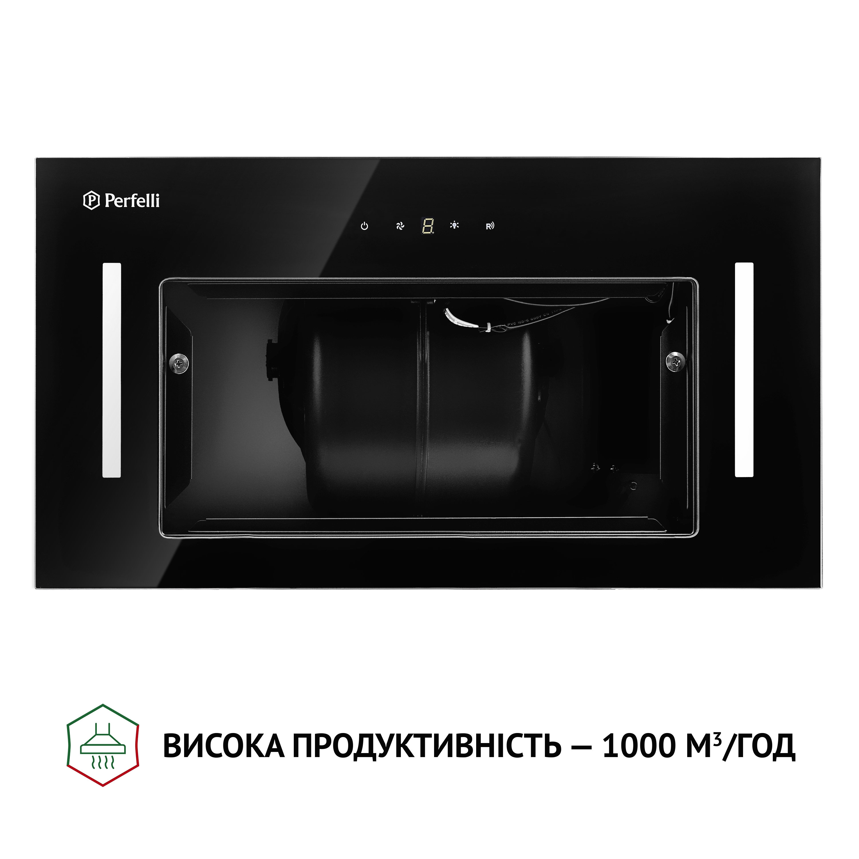 Витяжка повновбудована Perfelli BIS 5684 BL 1000 LED - зображення 5