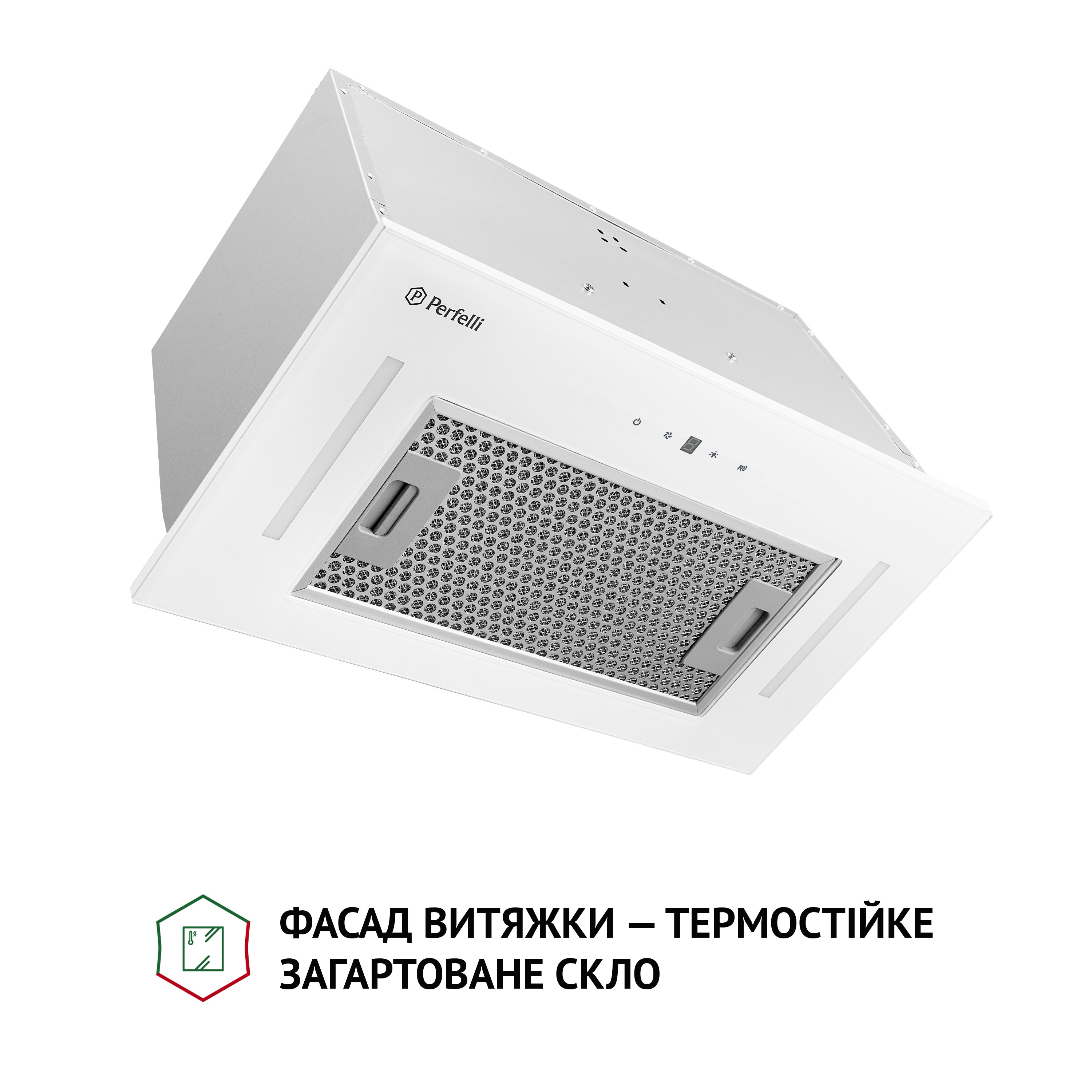 Вытяжка полновстраиваемая Perfelli BIS 5684 WH 1000 LED - зображення 2