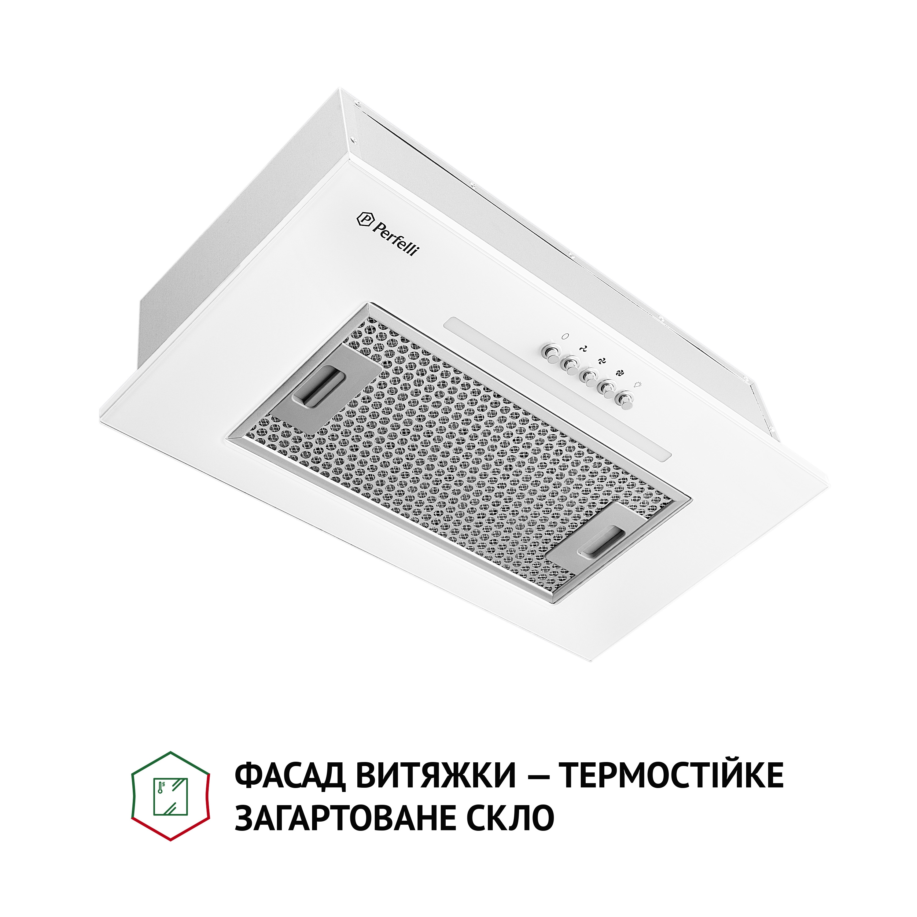 Витяжка повновбудована Perfelli BI 5256 WH 700 LED - зображення 2