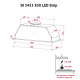 Вытяжка полновстраиваемая Perfelli BI 5453 WH 850 LED Strip - зображення 12