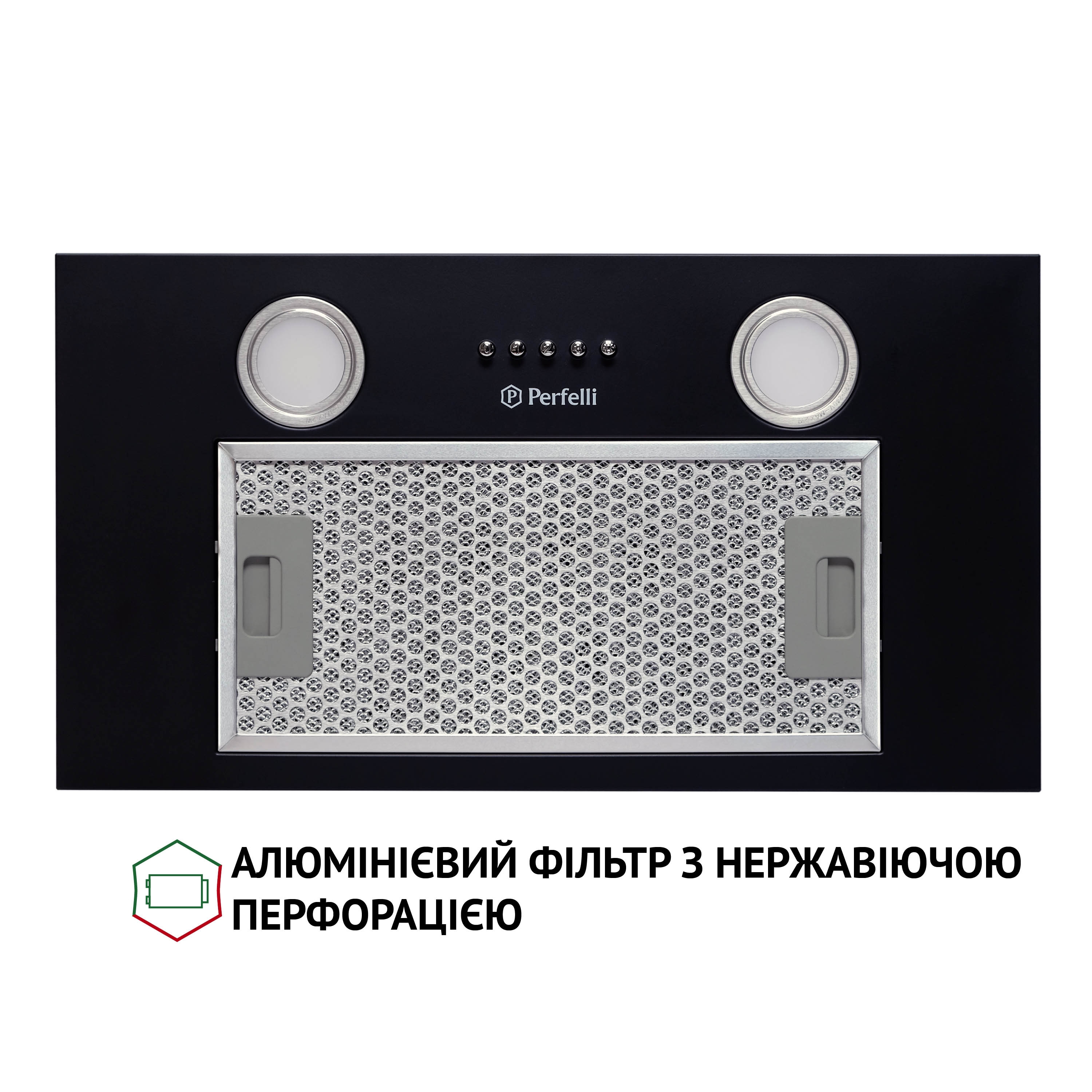 Perfelli 5902767157186 - зображення 2 Витяжка повновбудована Perfelli BI 5652 BL 1000 LED - зображення 2