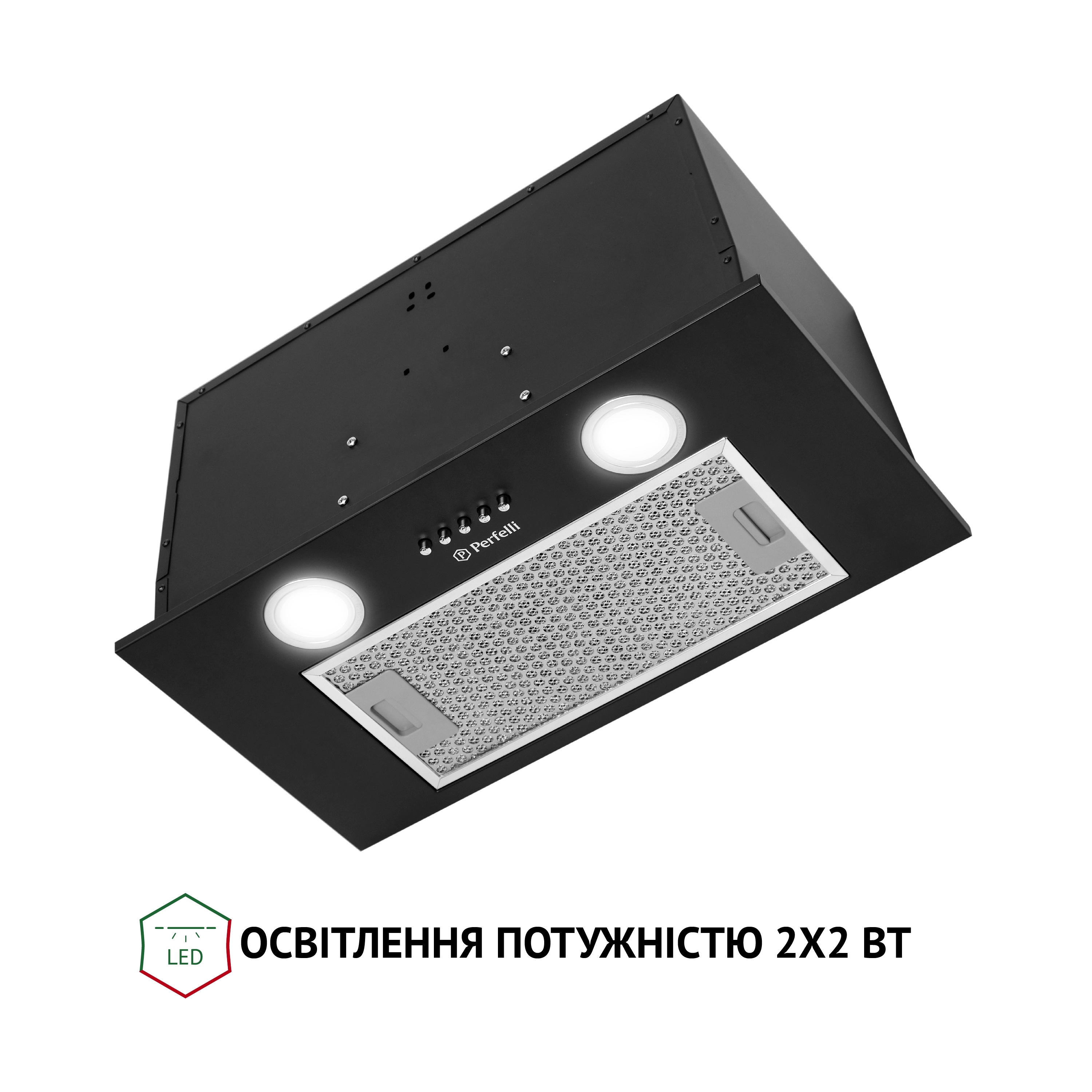 Perfelli 5902767157186 - зображення 6 Витяжка повновбудована Perfelli BI 5652 BL 1000 LED - зображення 6