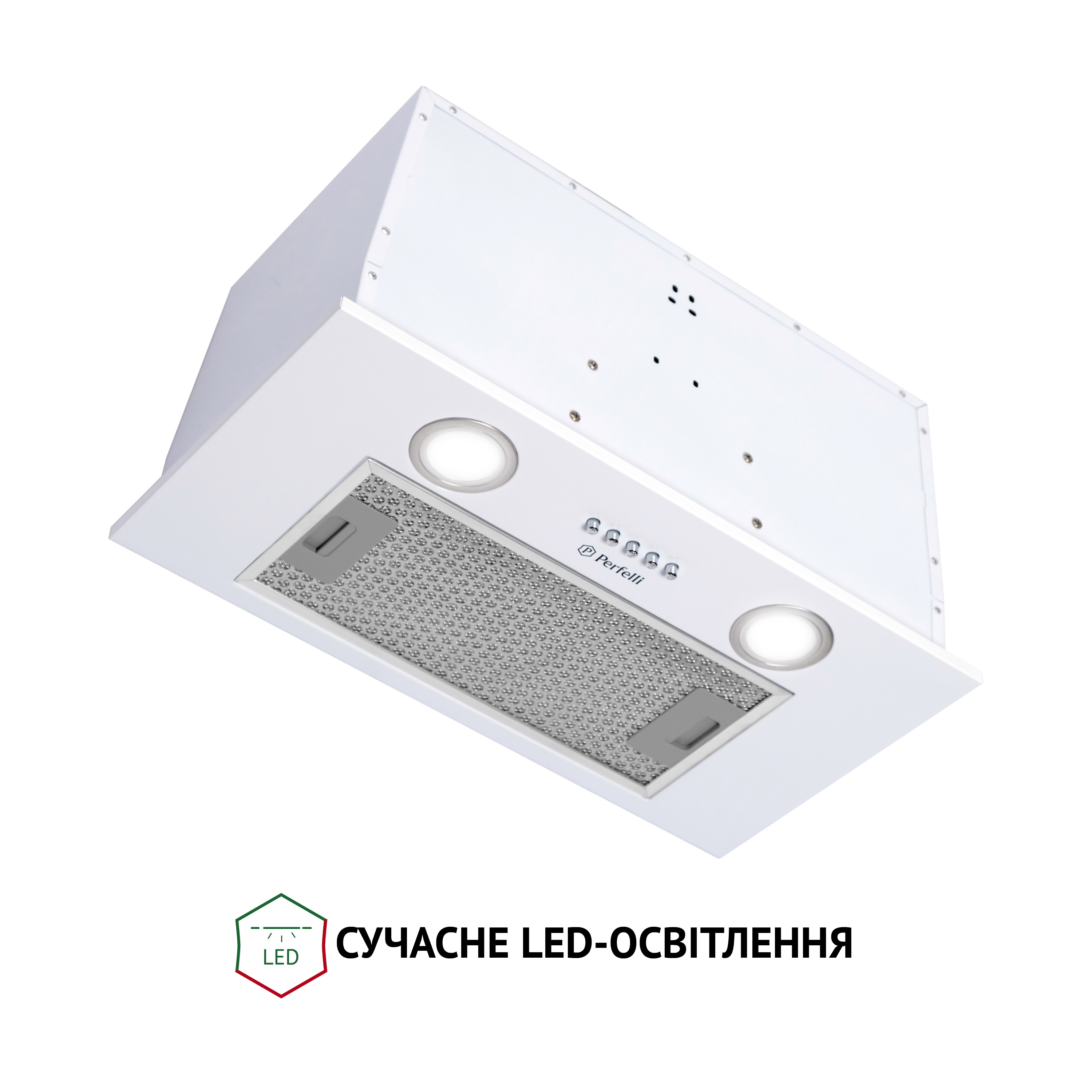 Perfelli 5902767157193 - зображення 4 Вытяжка полновстраиваемая Perfelli BI 5652 WH 1000 LED - зображення 4
