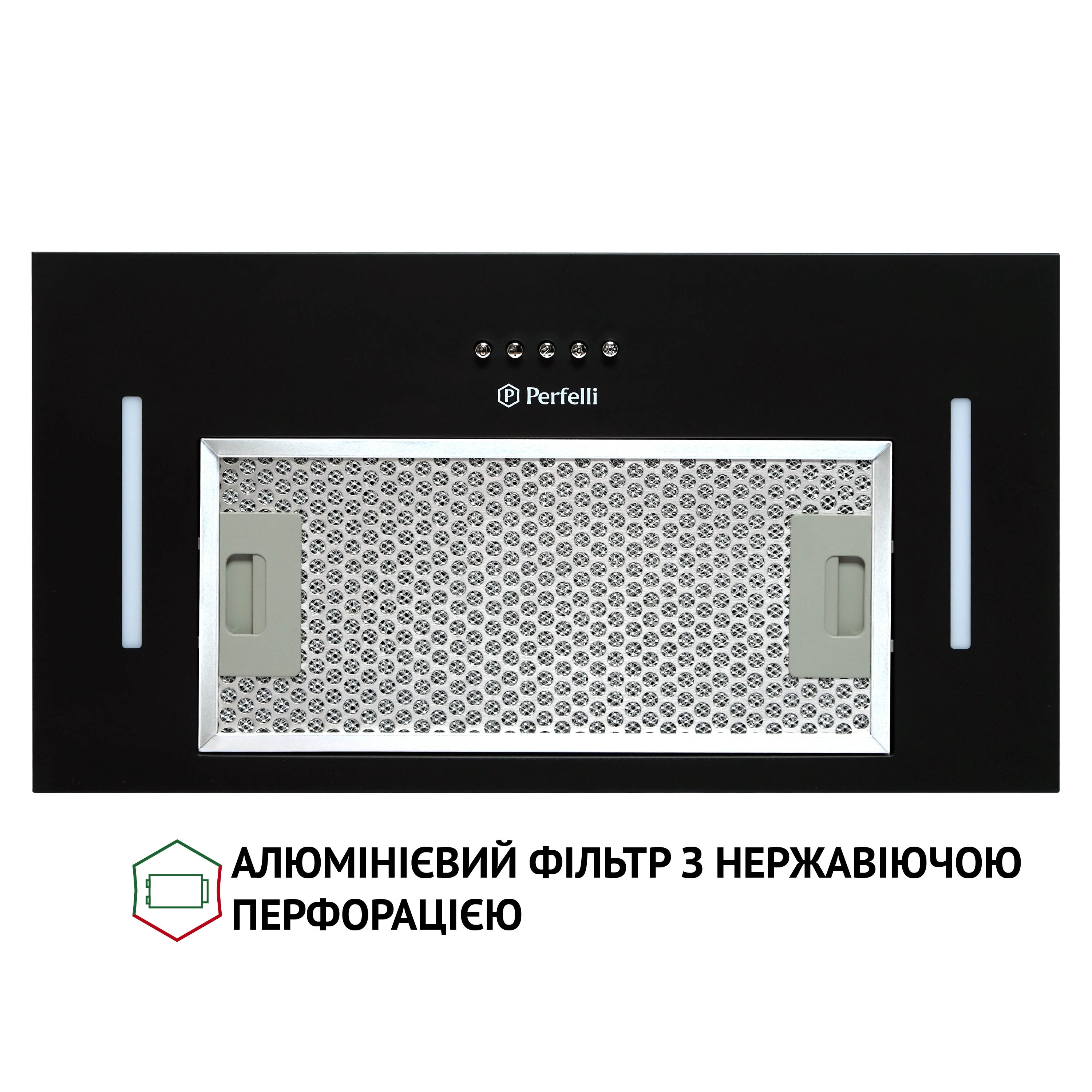 Perfelli 5902767157285 - зображення 2 Витяжка повновбудована Perfelli BI 5653 BL 1000 LED - зображення 2
