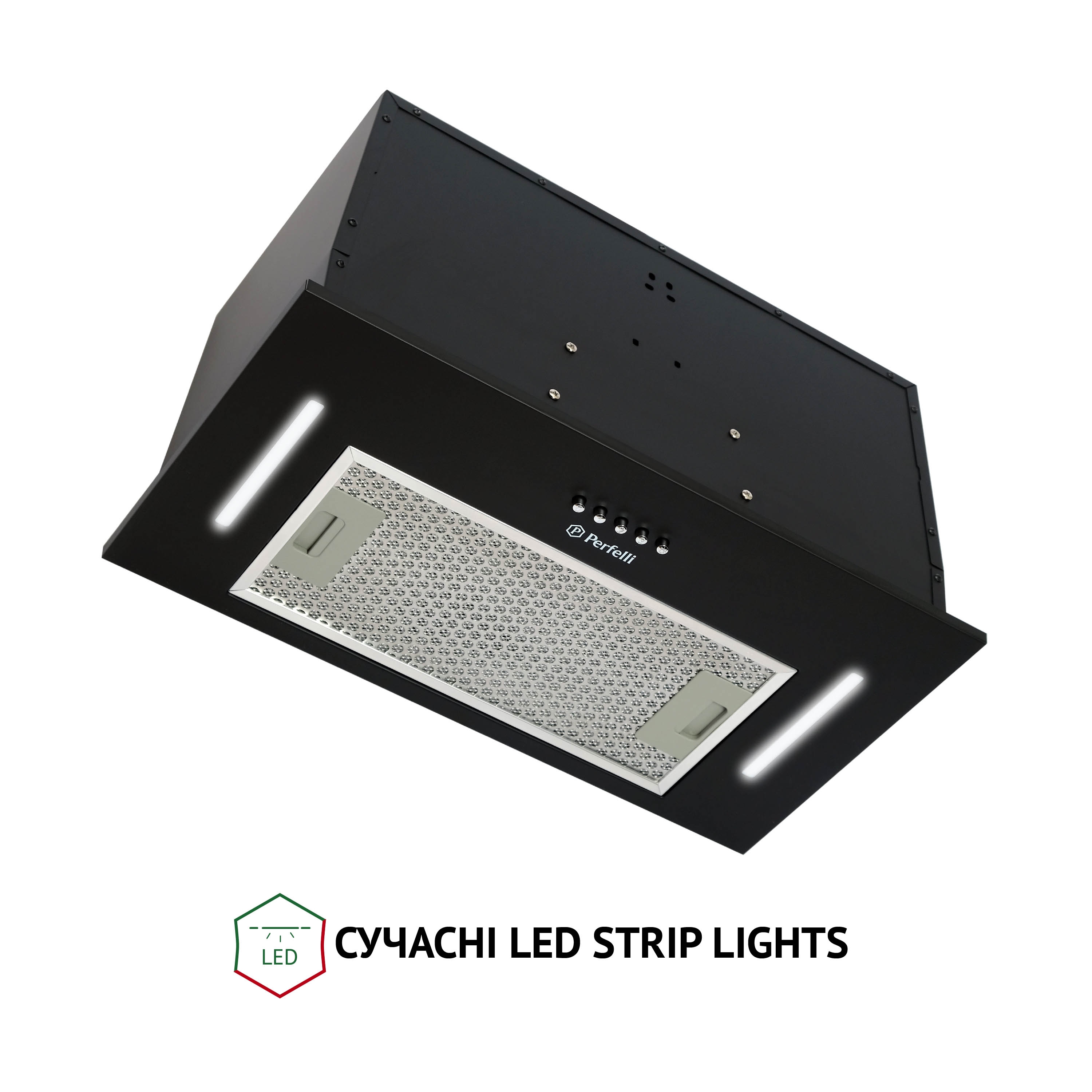 Perfelli 5902767157285 - зображення 4 Витяжка повновбудована Perfelli BI 5653 BL 1000 LED - зображення 4