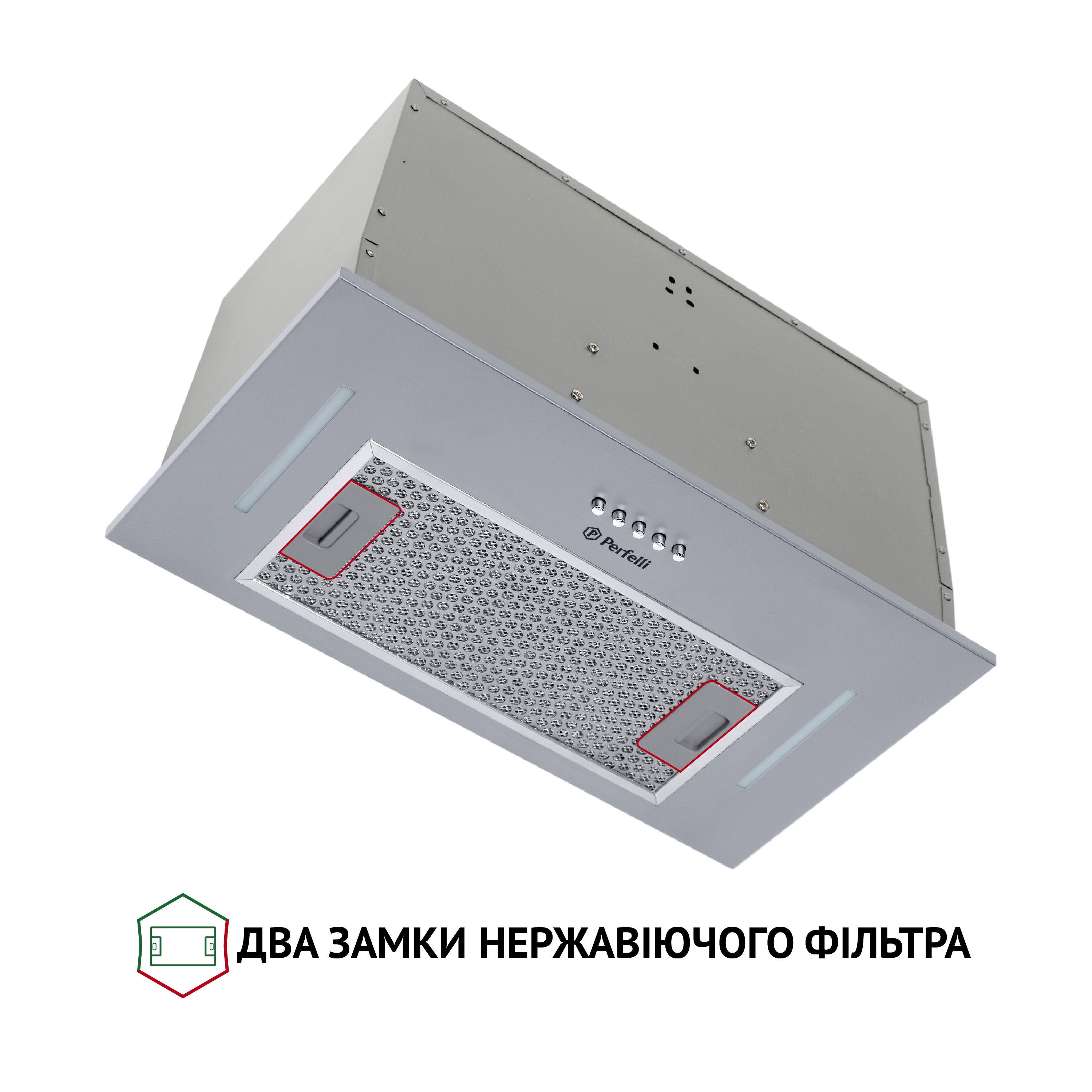 Витяжка повновбудована Perfelli BI 5653 I 1000 LED - зображення 3
