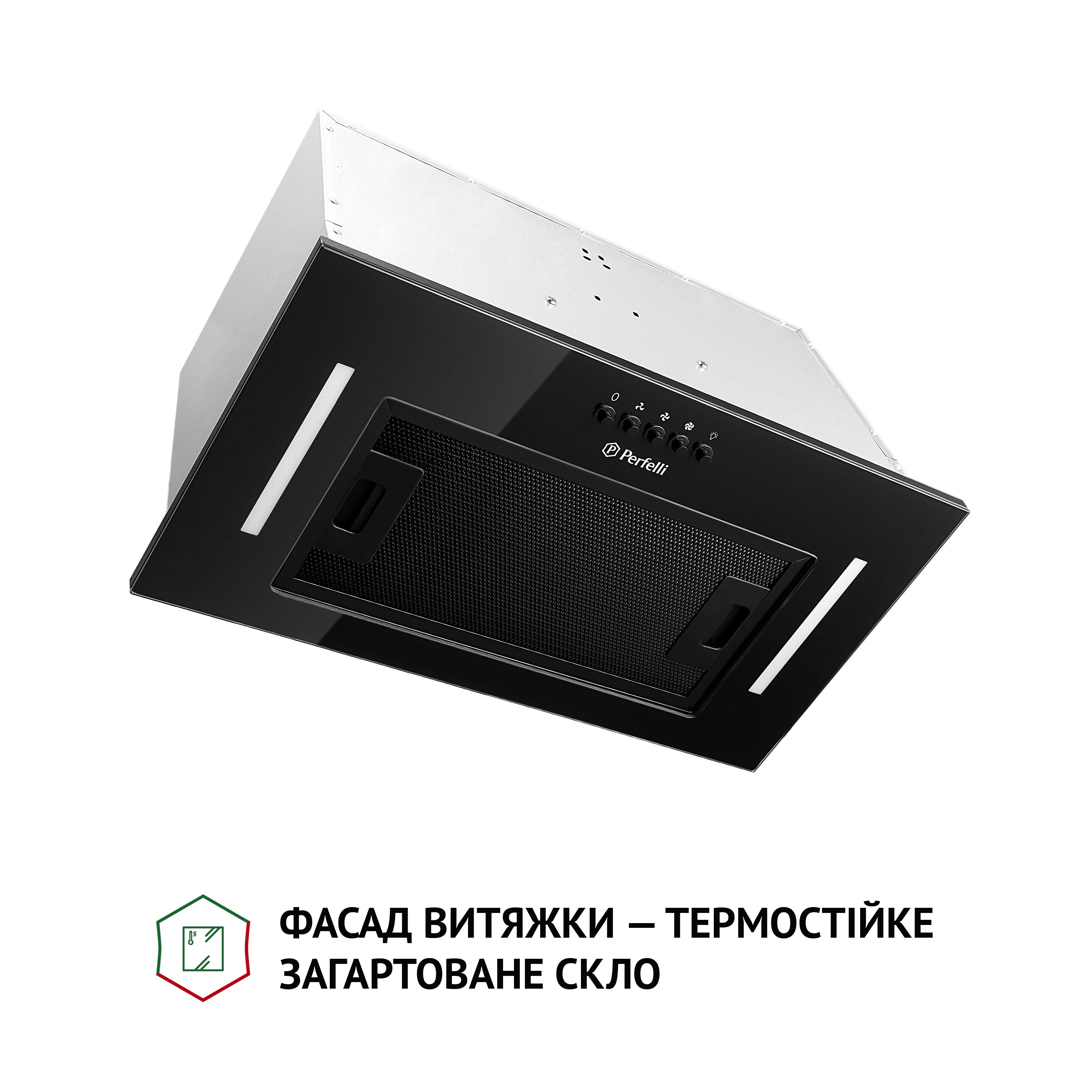 Витяжка повновбудована Perfelli BI 5684 BL 1000 LED - зображення 2