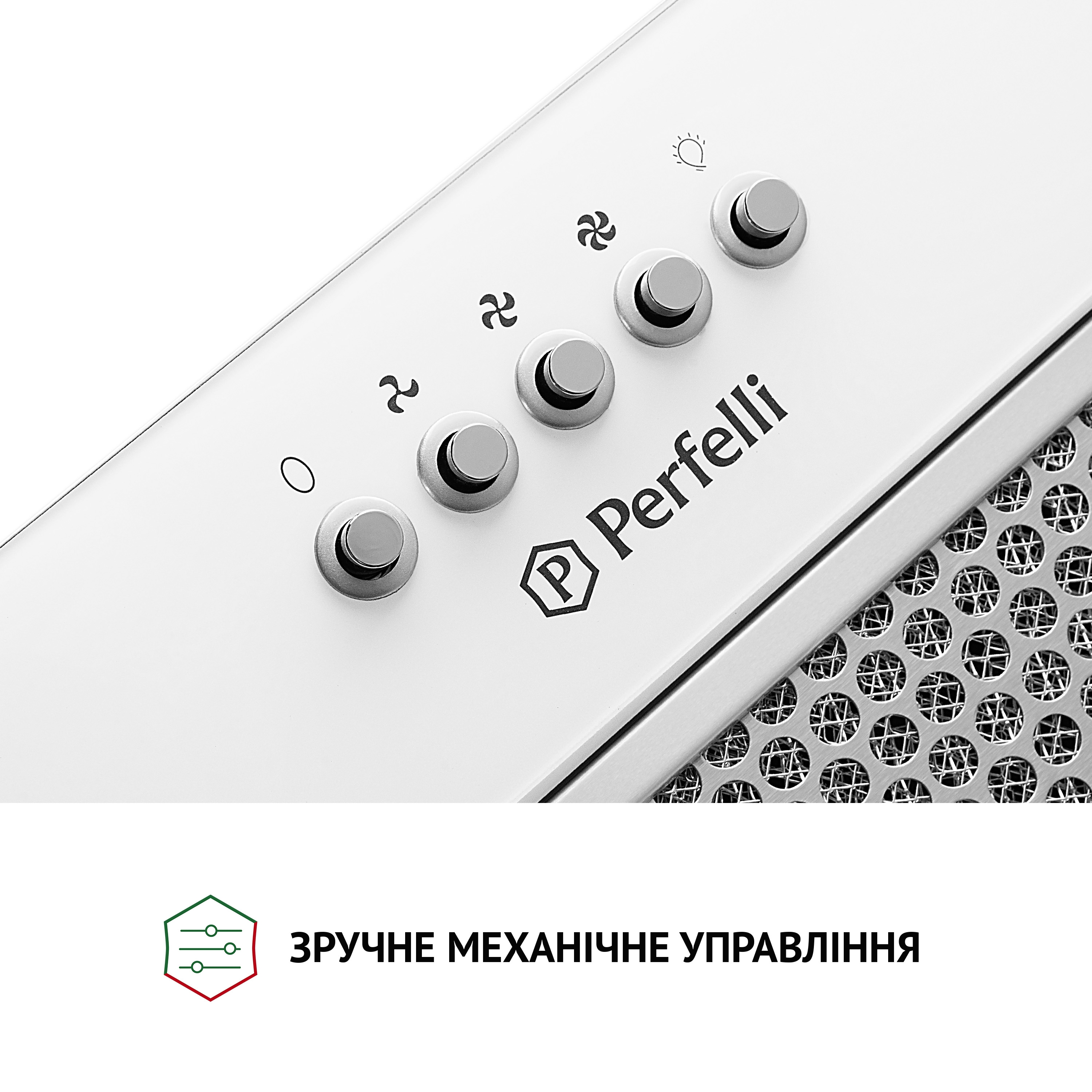Вытяжка полновстраиваемая Perfelli BI 5684 WH 1000 LED - зображення 6