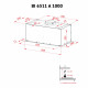 Perfelli 5902767153478 - зображення 7 Витяжка повновбудована Perfelli BI 6511 A 1000 I - зображення 7