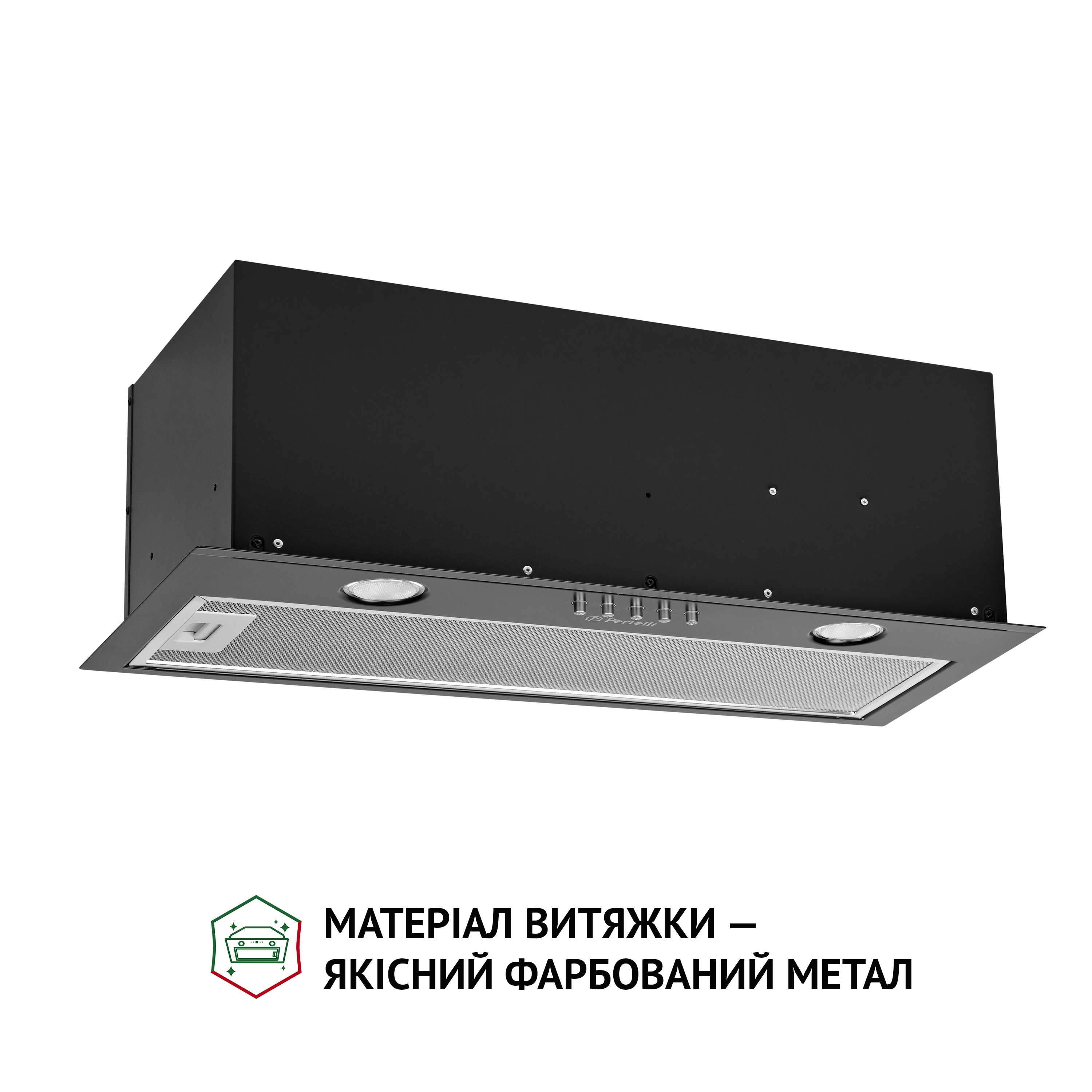 Perfelli 5902767151962 - зображення 2 Витяжка повновбудована Perfelli BI 6512 A 1000 BL LED - зображення 2
