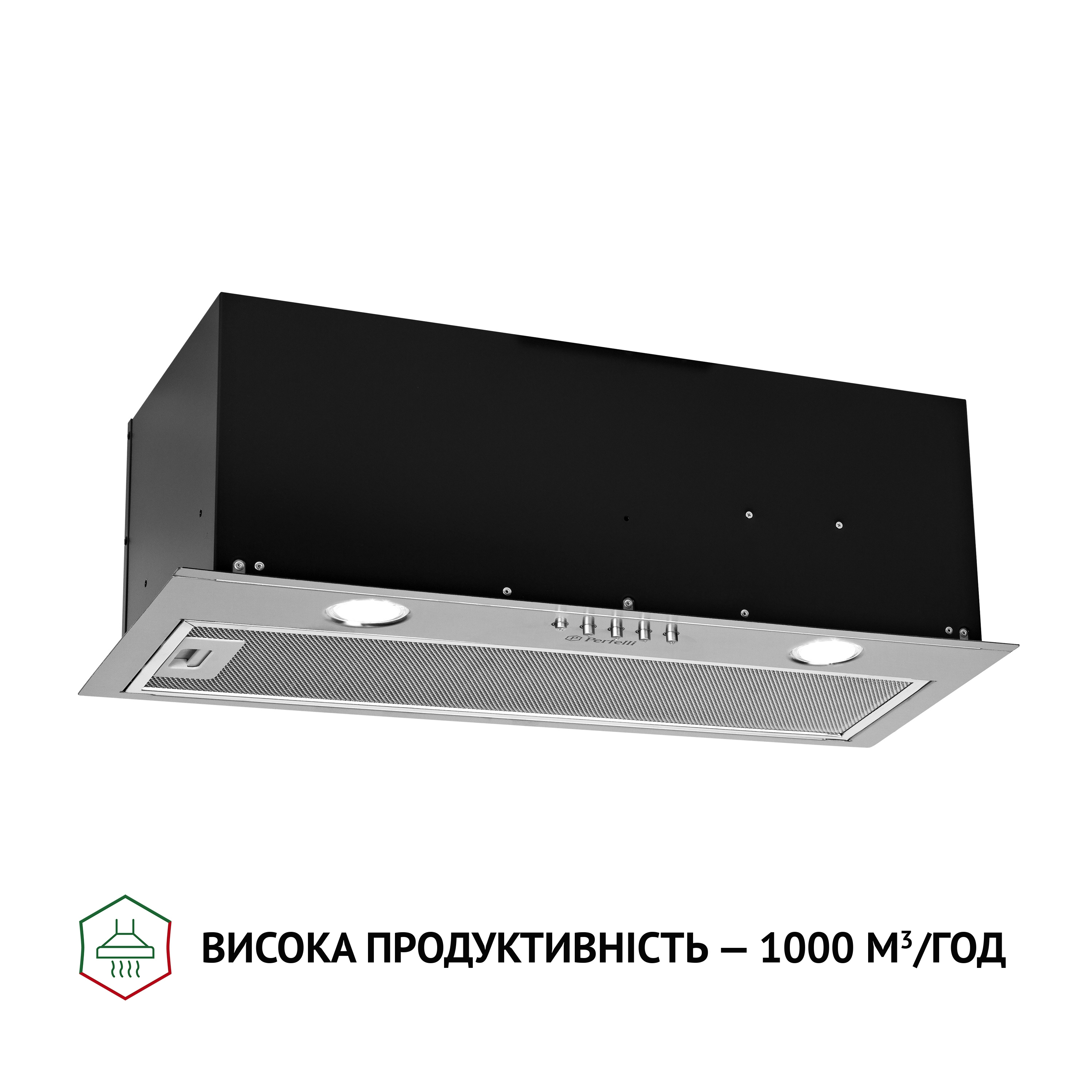 Витяжка повновбудована Perfelli BI 6512 A 1000 I LED - зображення 3