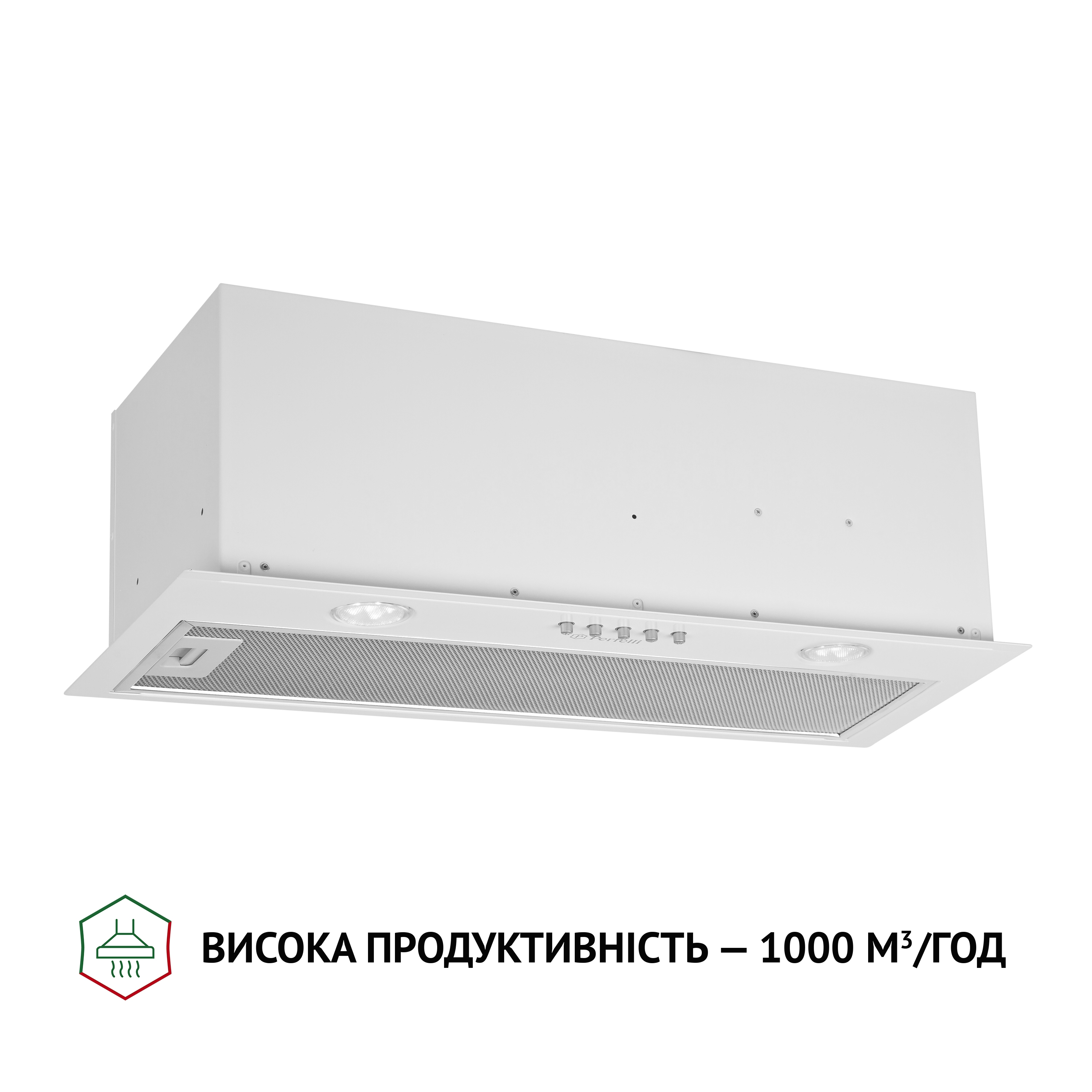 Perfelli 5902767151979 - зображення 3 Витяжка повновбудована Perfelli BI 6512 A 1000 W LED - зображення 3