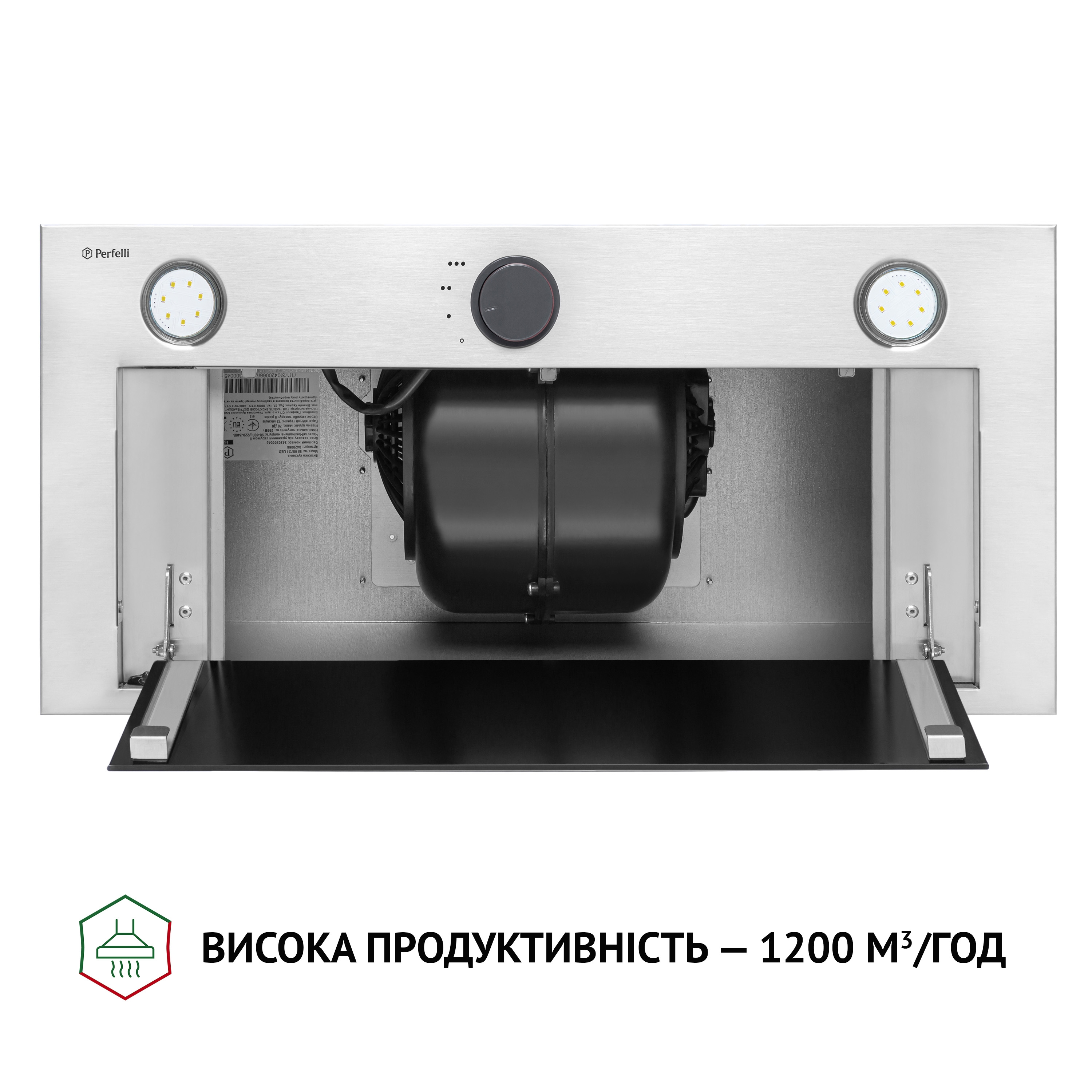 Витяжка повновбудована Perfelli BI 6872 I LED - зображення 3